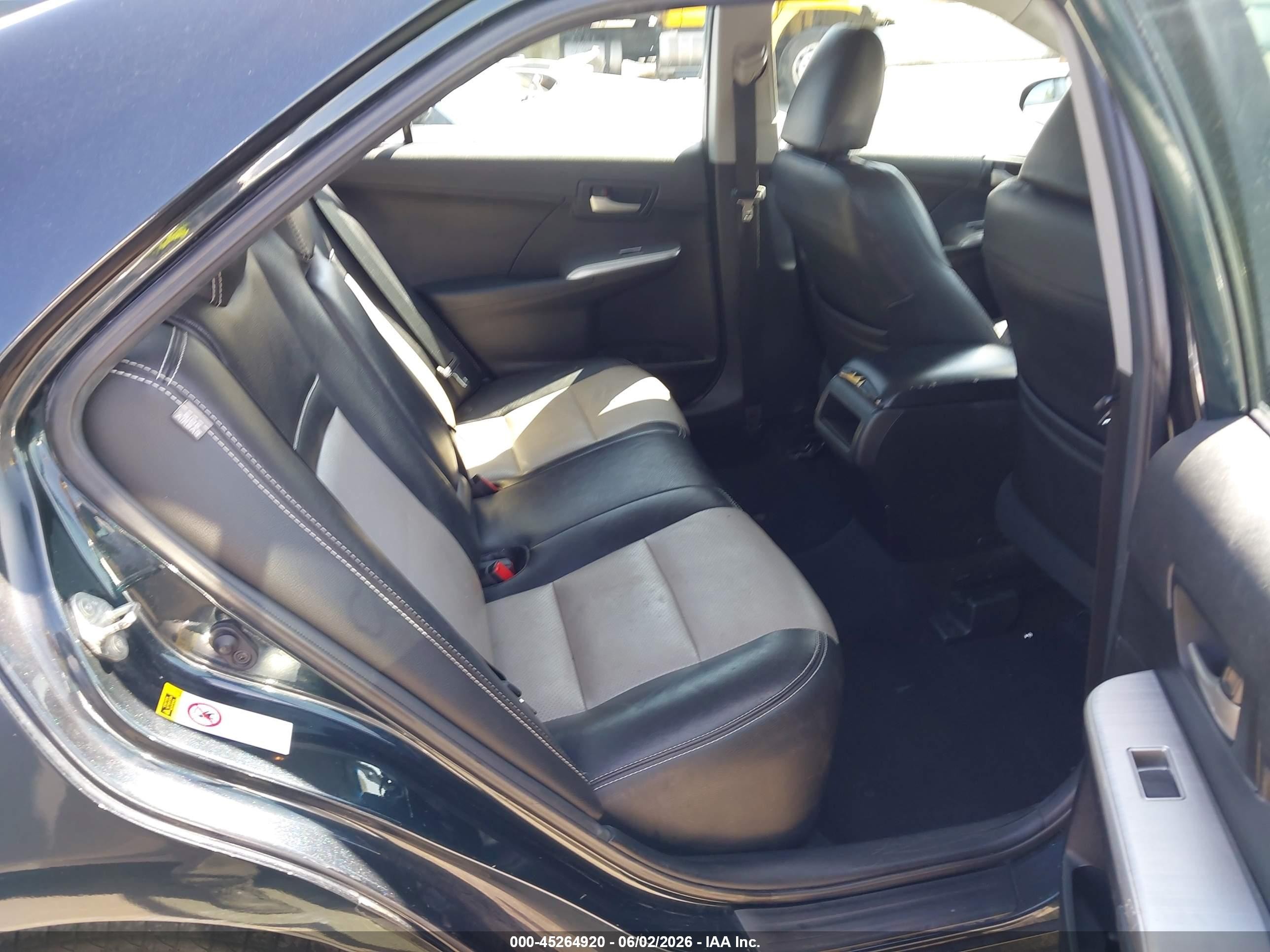 2013 Toyota Camry Se Black vin: 4T1BF1FK0DU640581