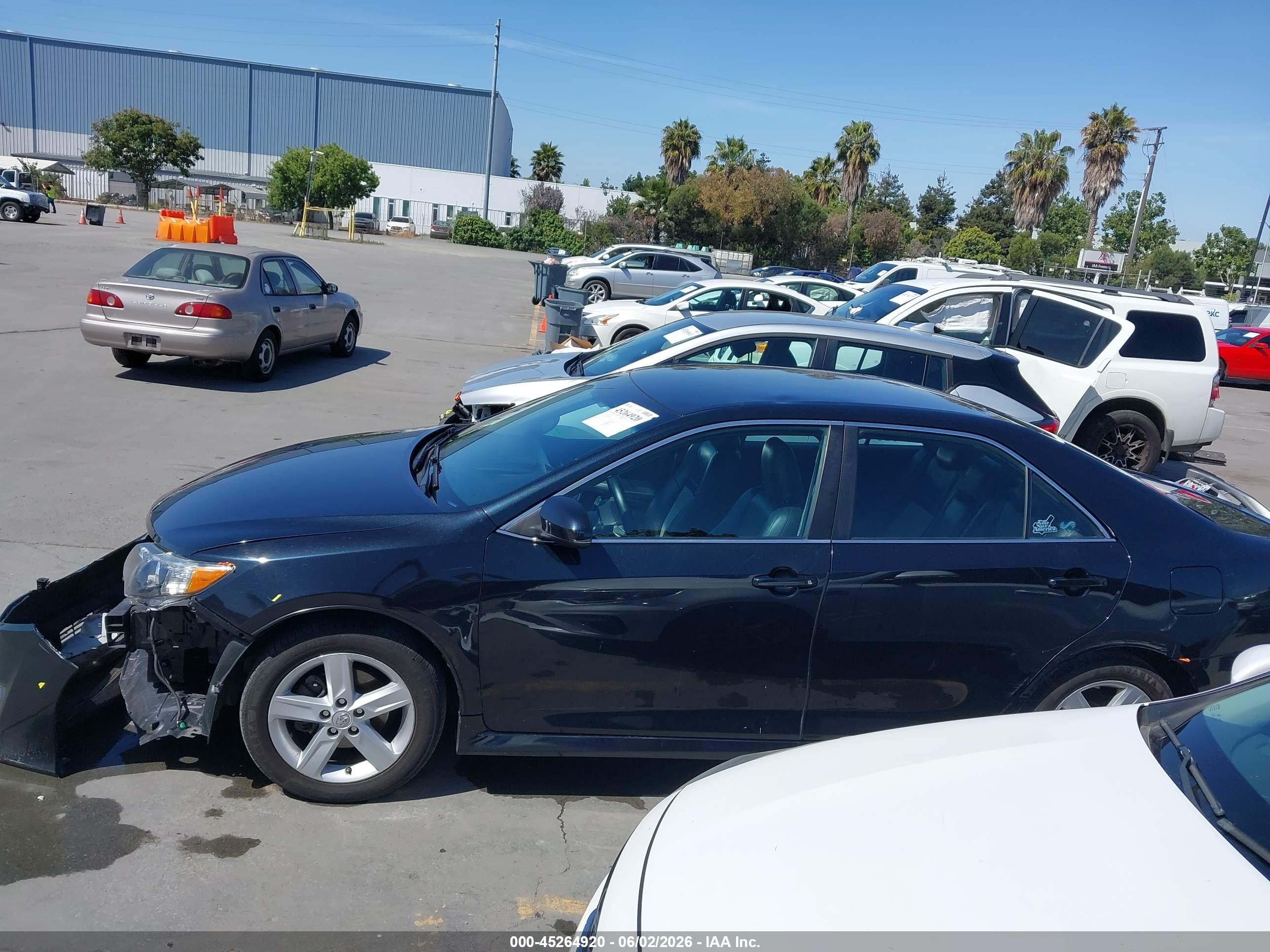 2013 Toyota Camry Se Black vin: 4T1BF1FK0DU640581