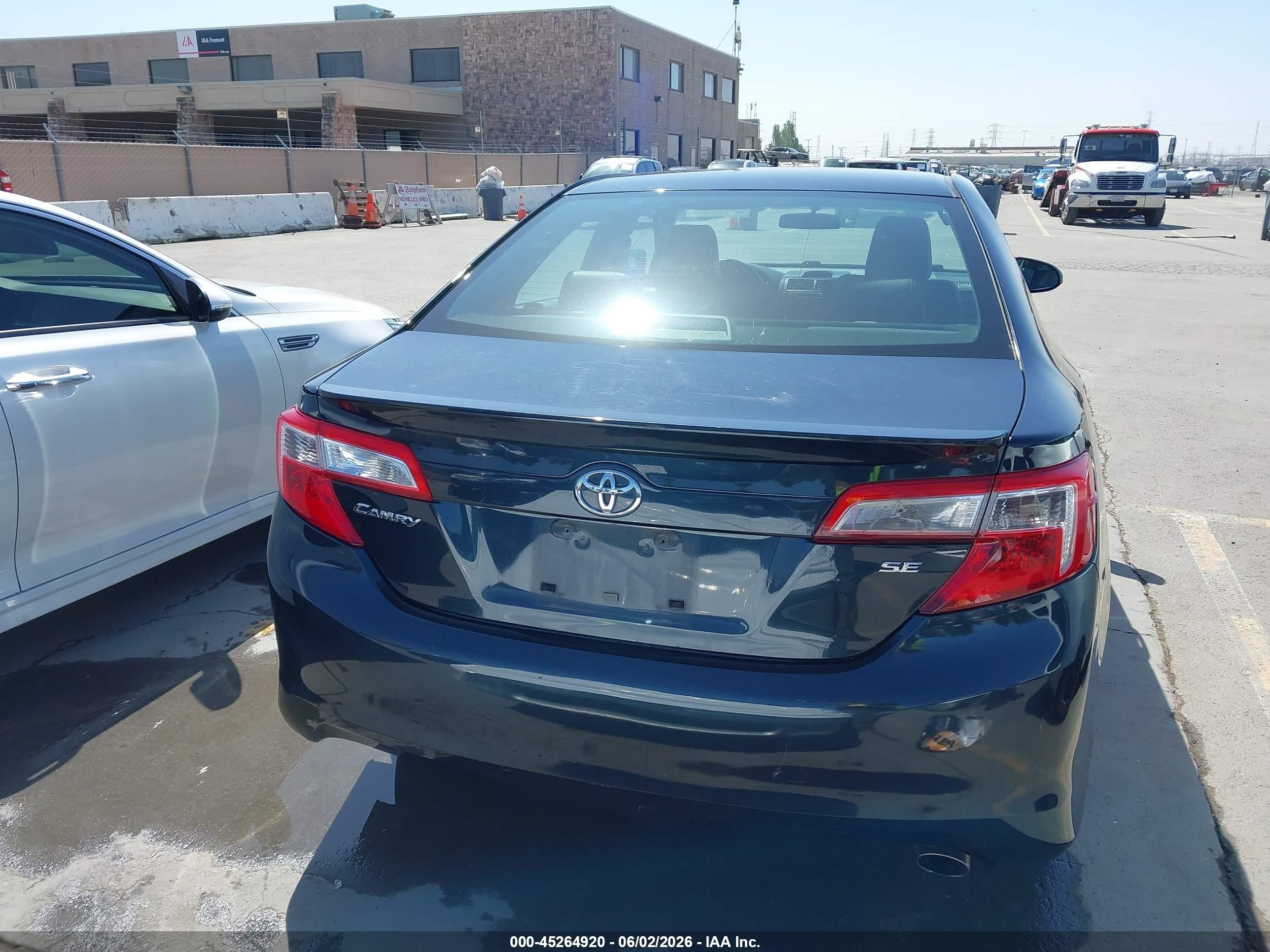 2013 Toyota Camry Se Black vin: 4T1BF1FK0DU640581