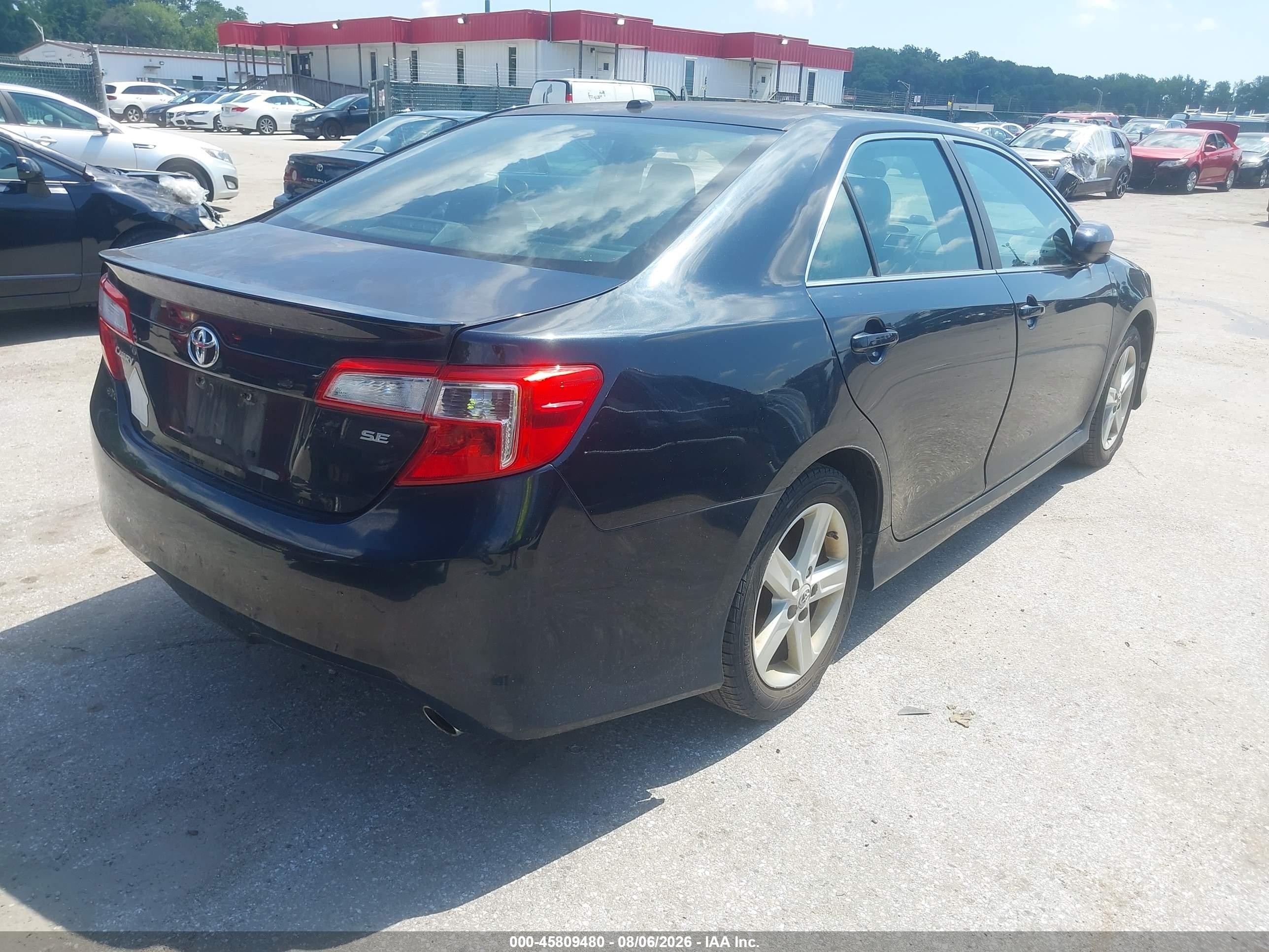 2013 Toyota Camry Se Gray vin: 4T1BF1FK0DU643433