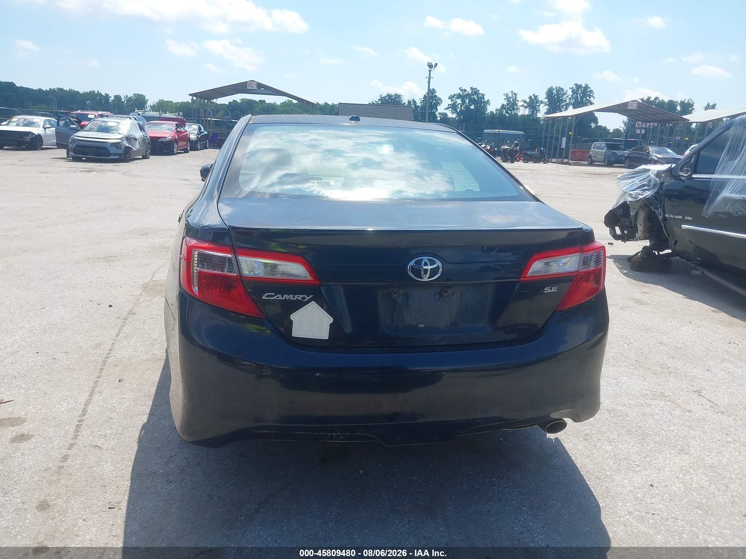 2013 Toyota Camry Se Gray vin: 4T1BF1FK0DU643433