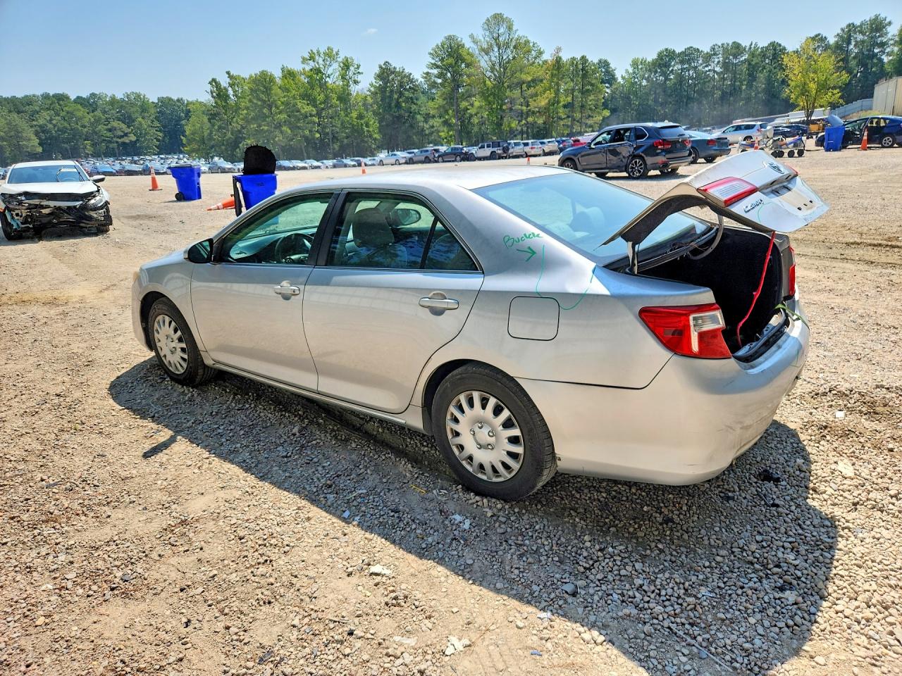 2013 Toyota Camry Le Gray vin: 4T1BF1FK0DU647403