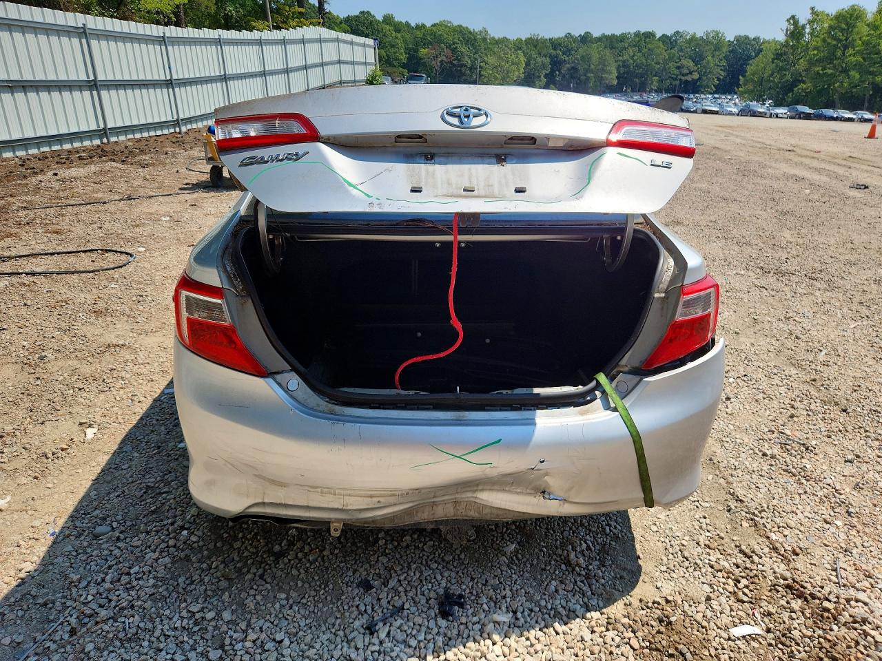 2013 Toyota Camry Le Gray vin: 4T1BF1FK0DU647403