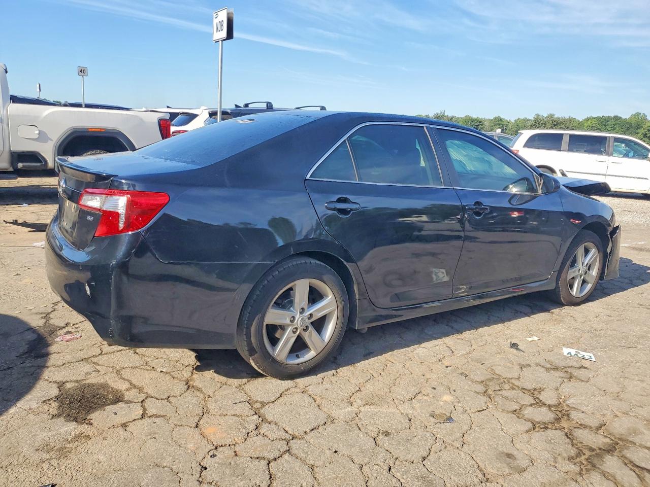 2013 Toyota Camry Se Black vin: 4T1BF1FK0DU655730