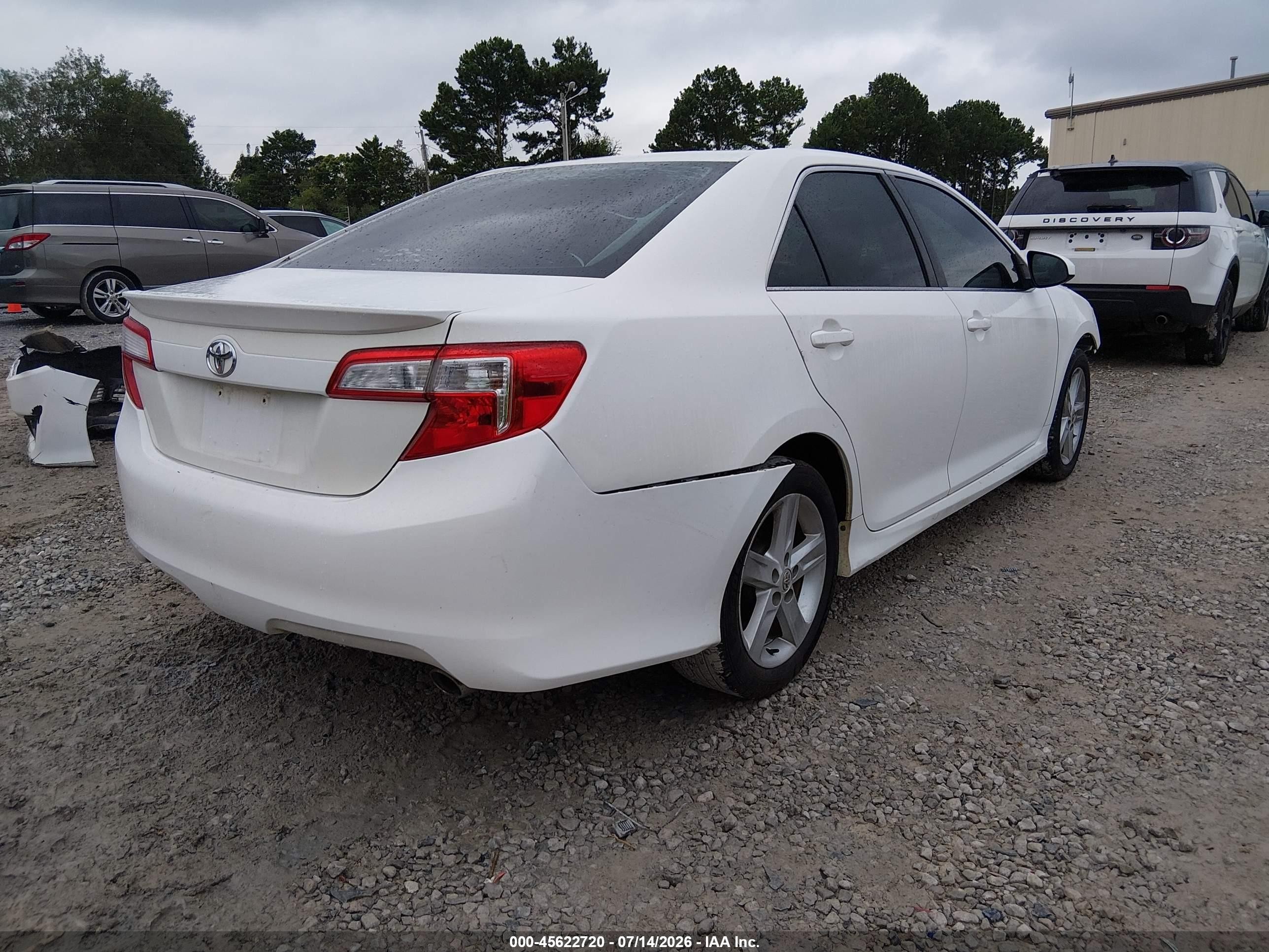 2013 Toyota Camry Se Белый vin: 4T1BF1FK0DU657106