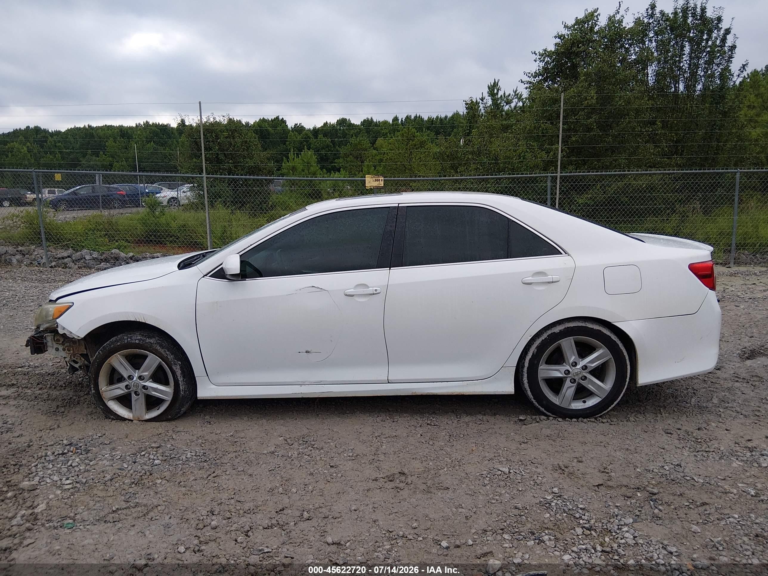 2013 Toyota Camry Se Белый vin: 4T1BF1FK0DU657106
