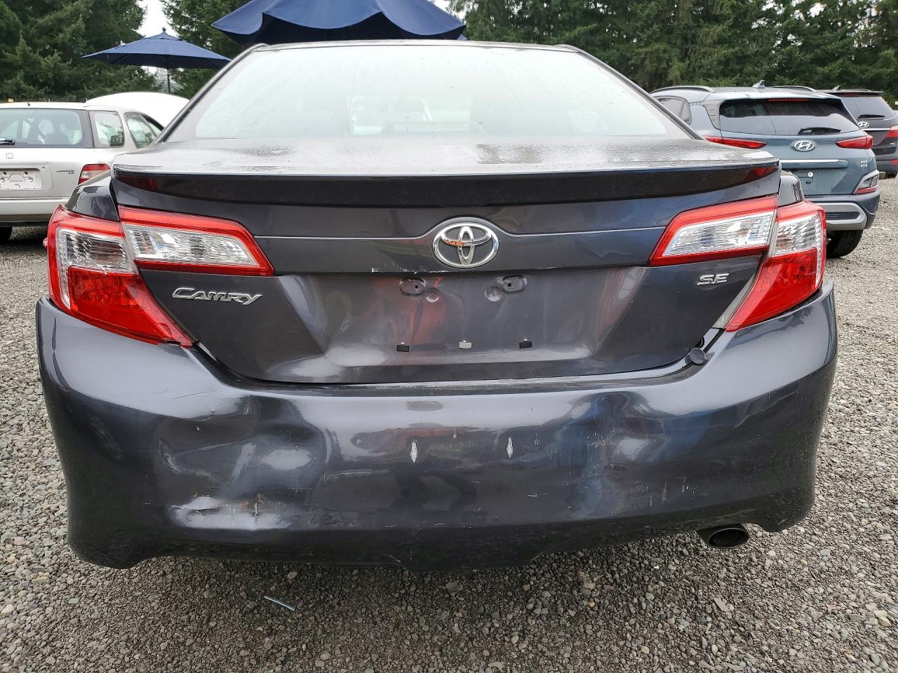 2013 Toyota Camry Se Gray vin: 4T1BF1FK0DU670325