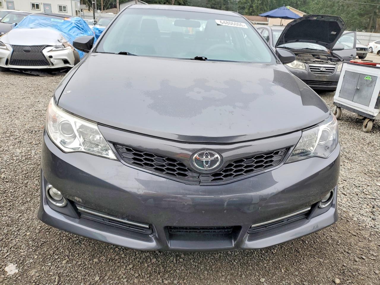 2013 Toyota Camry Se Gray vin: 4T1BF1FK0DU670325