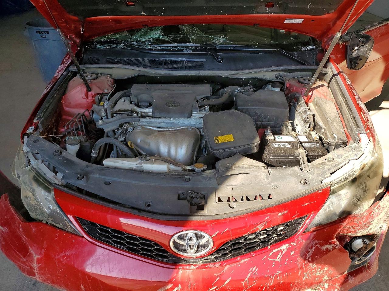2013 Toyota Camry Se Red vin: 4T1BF1FK0DU673287