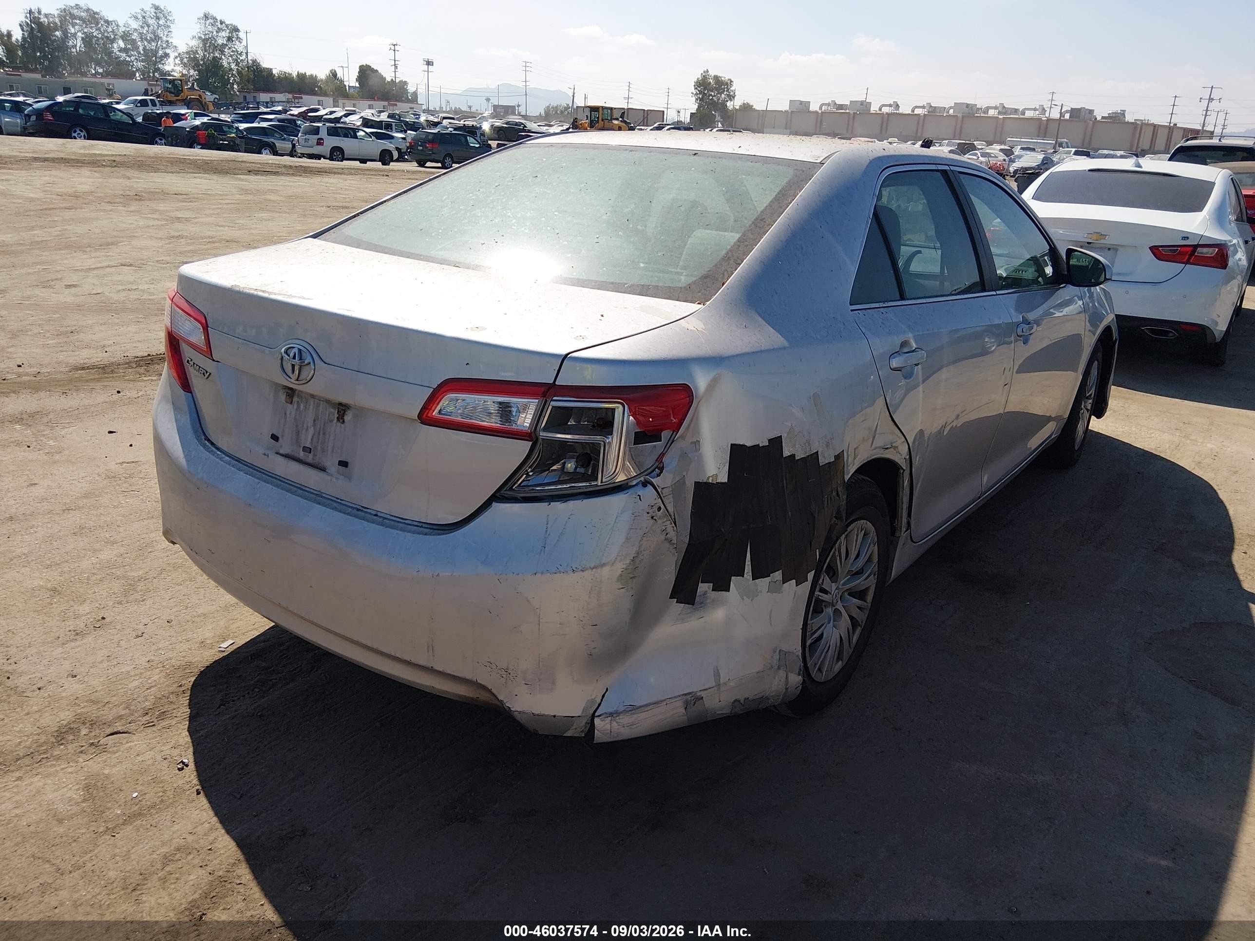 2013 Toyota Camry L Silver vin: 4T1BF1FK0DU702044
