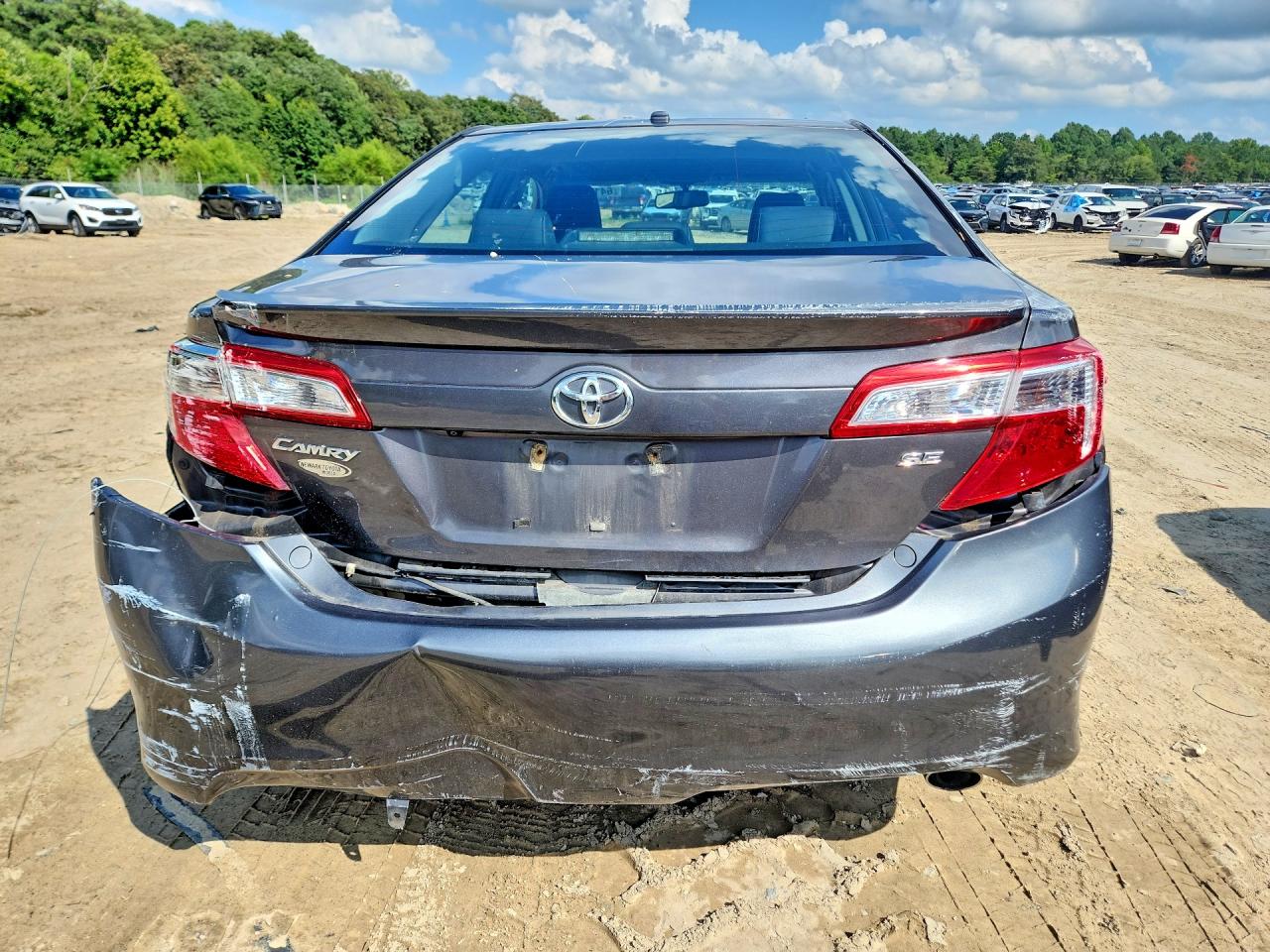 2013 Toyota Camry Se Gray vin: 4T1BF1FK0DU706675