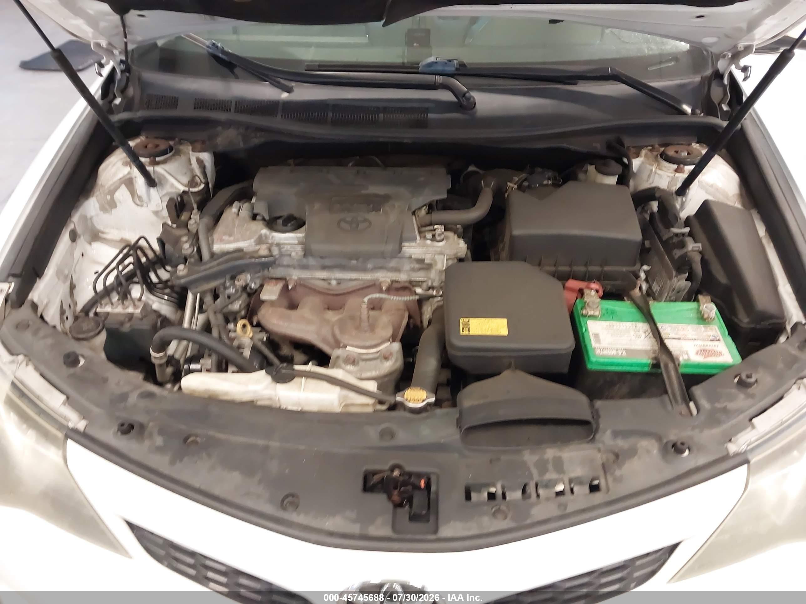 2013 Toyota Camry Se White vin: 4T1BF1FK0DU708037