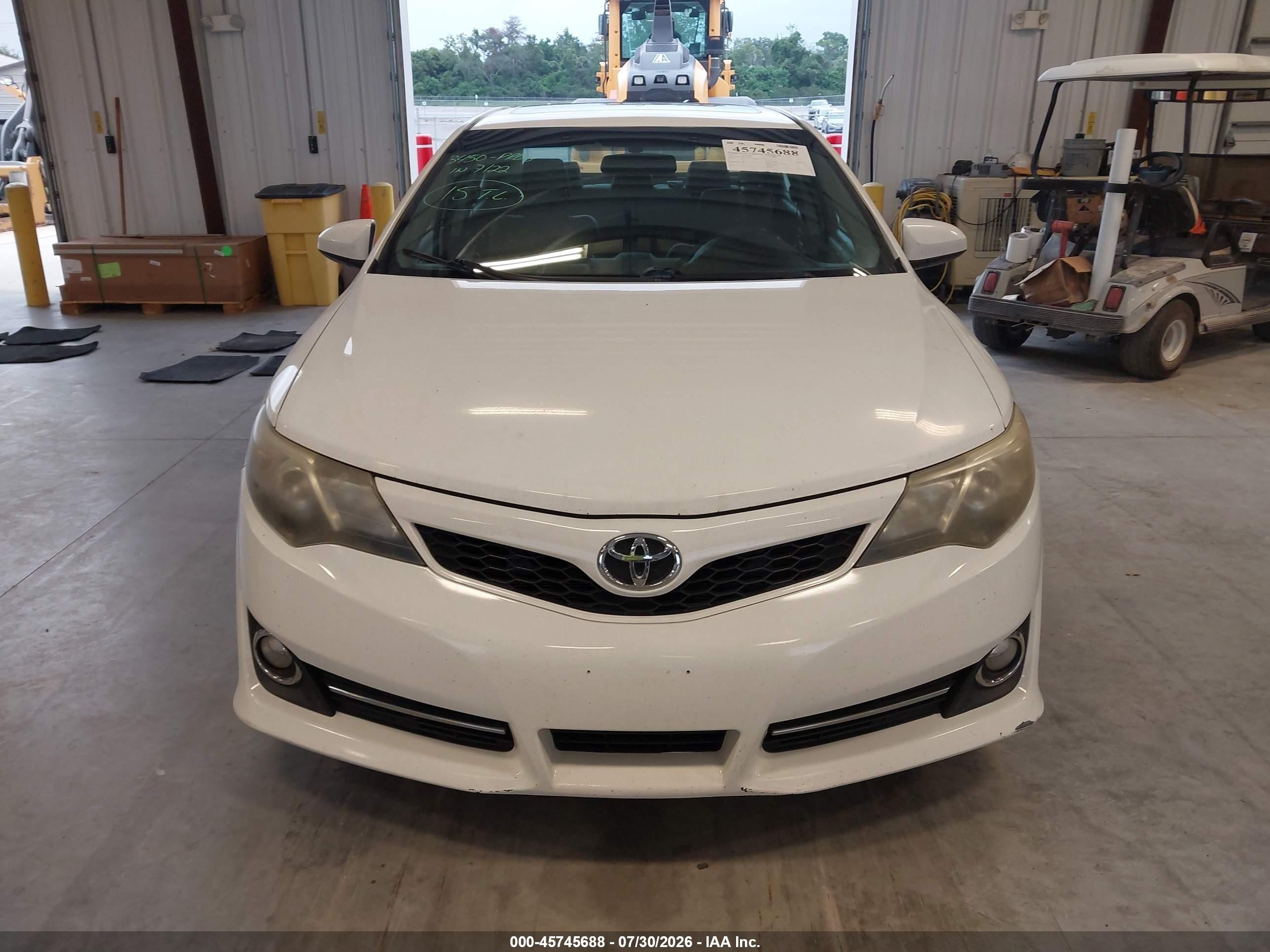2013 Toyota Camry Se White vin: 4T1BF1FK0DU708037