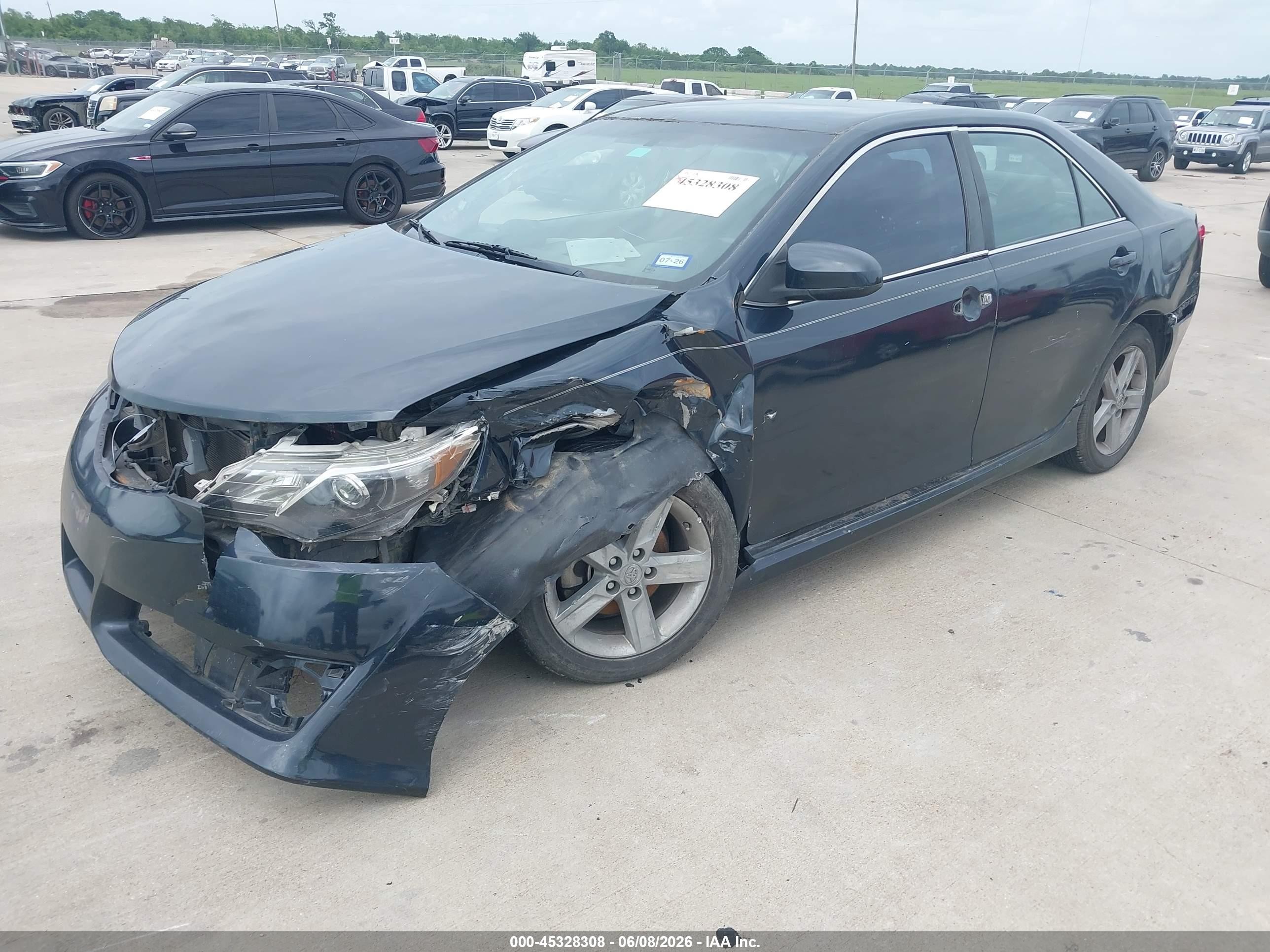 2013 Toyota Camry Se Gray vin: 4T1BF1FK0DU708149