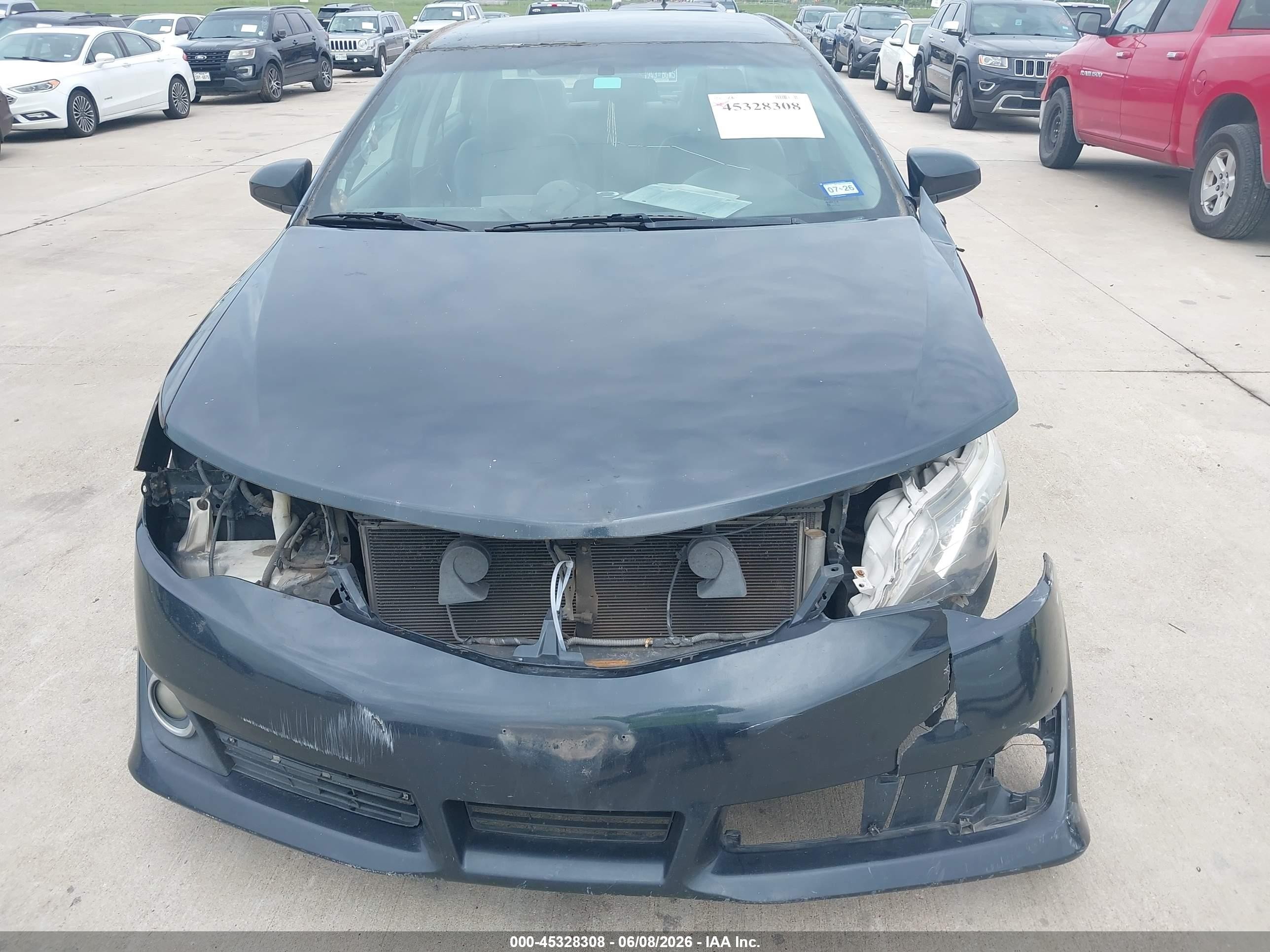 2013 Toyota Camry Se Gray vin: 4T1BF1FK0DU708149