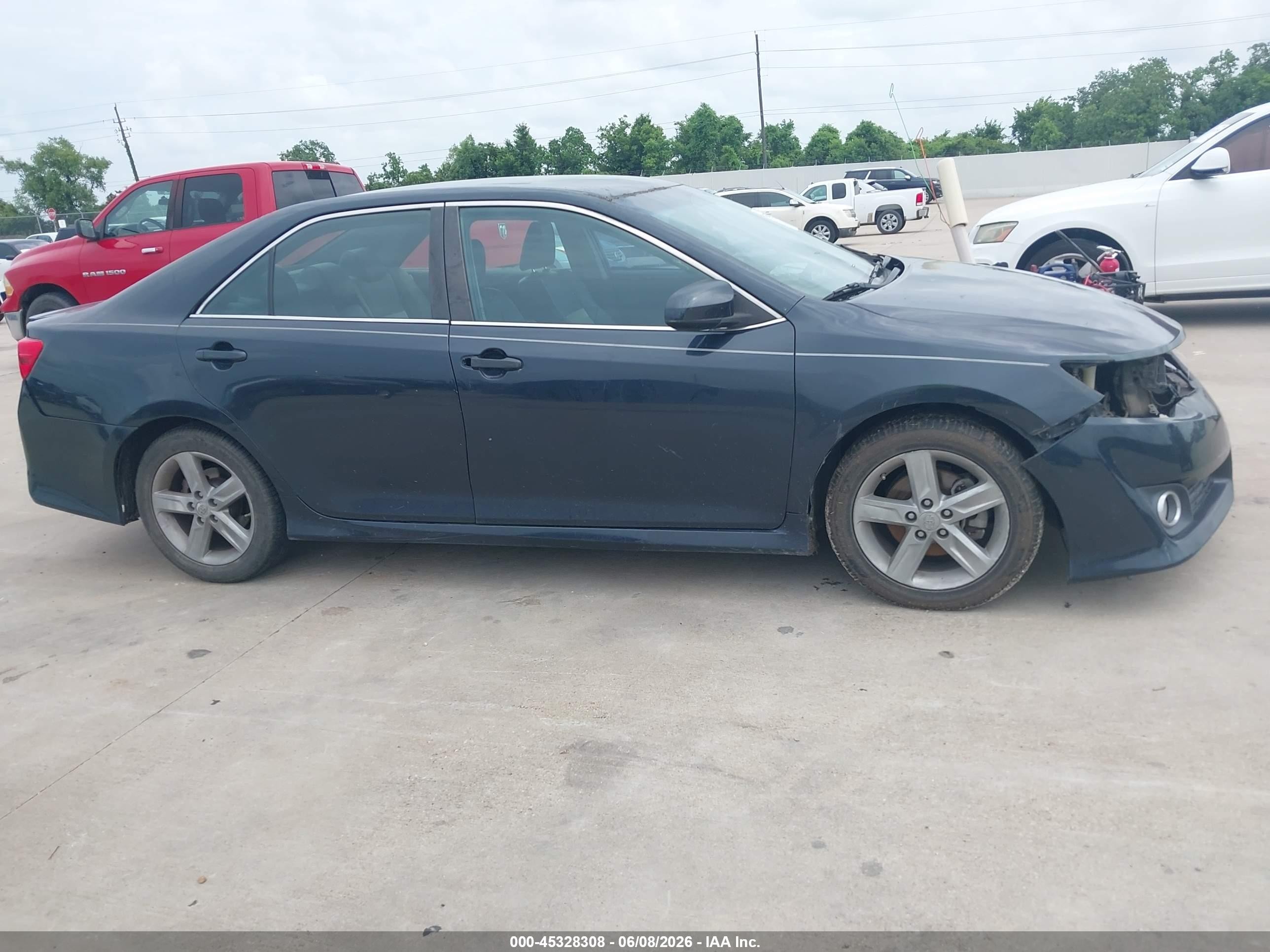 2013 Toyota Camry Se Gray vin: 4T1BF1FK0DU708149