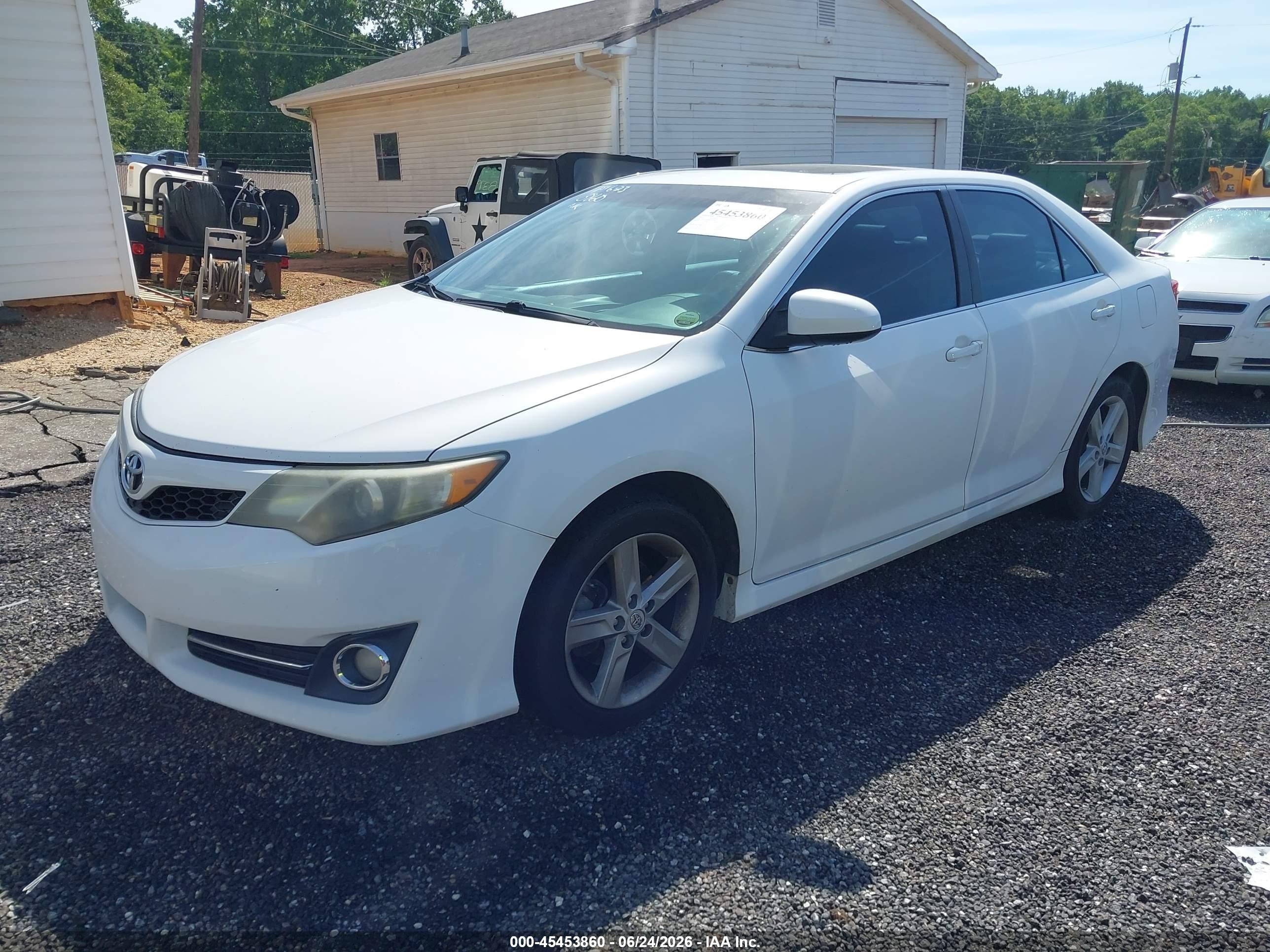 2013 Toyota Camry Se Белый vin: 4T1BF1FK0DU725792