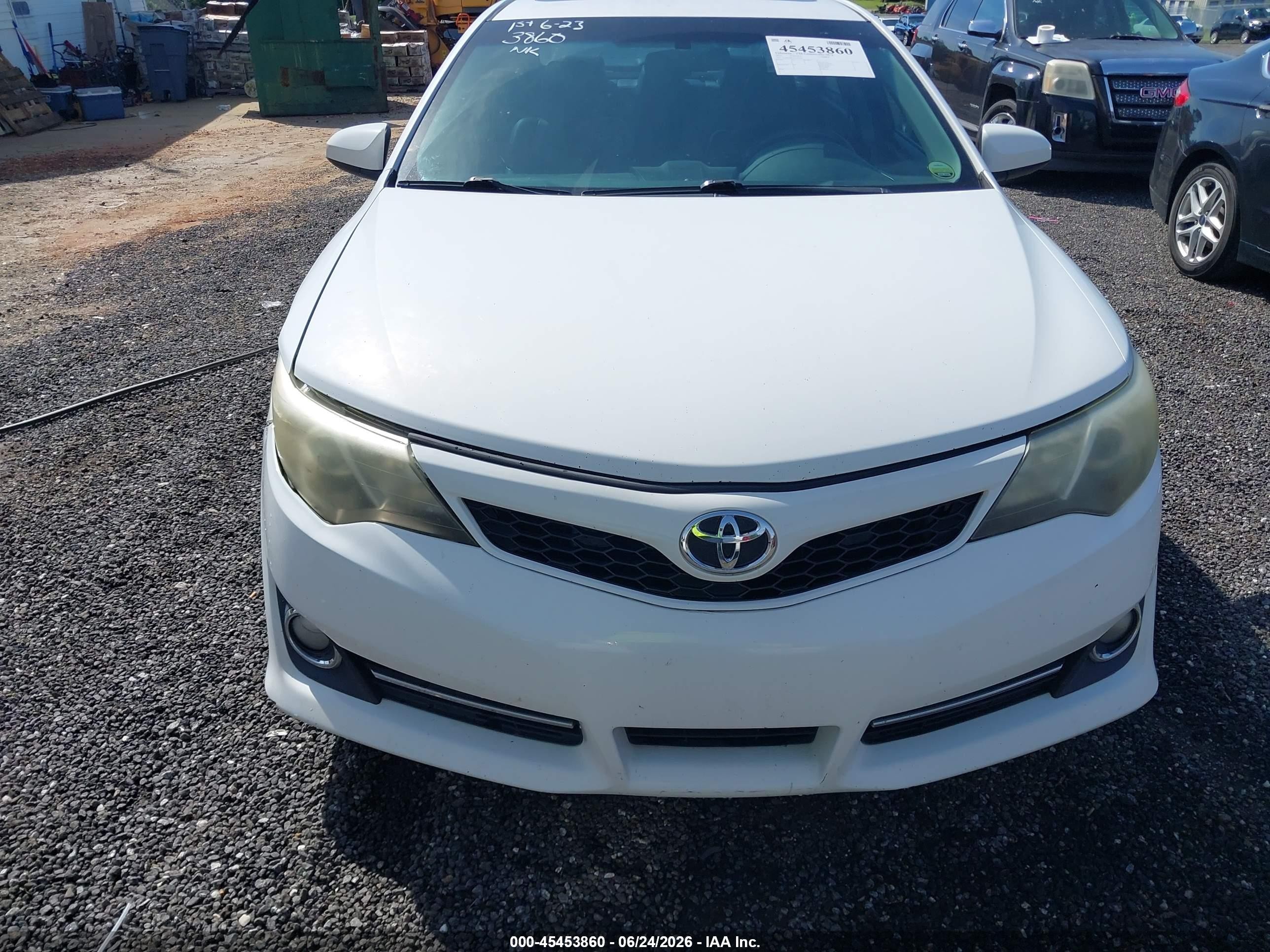 2013 Toyota Camry Se Белый vin: 4T1BF1FK0DU725792