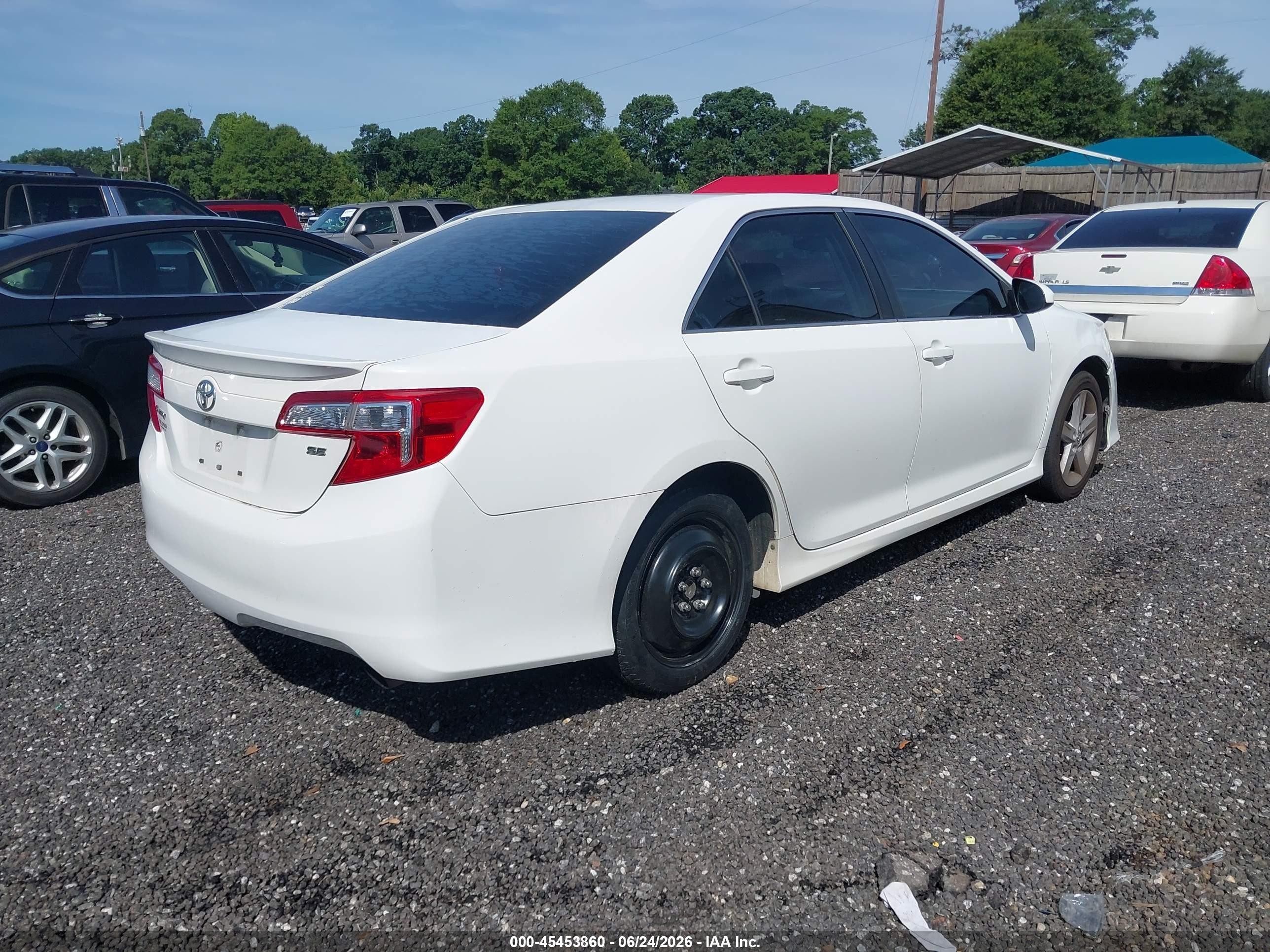 2013 Toyota Camry Se Белый vin: 4T1BF1FK0DU725792