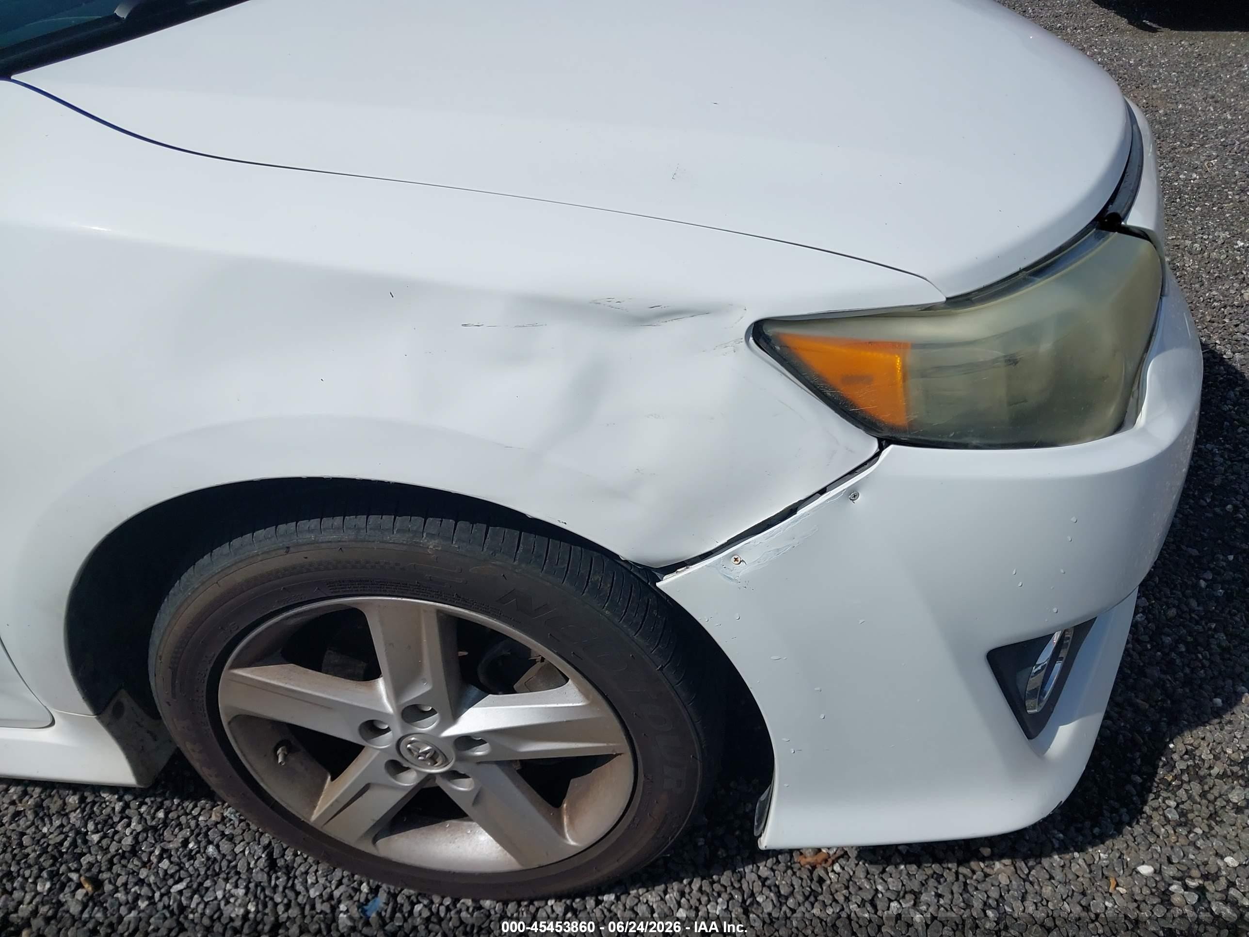 2013 Toyota Camry Se Белый vin: 4T1BF1FK0DU725792