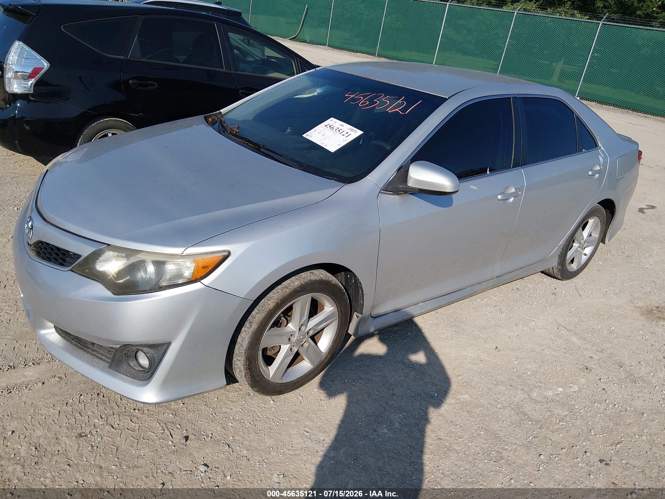 2014 Toyota Camry Se Silver vin: 4T1BF1FK0EU316774