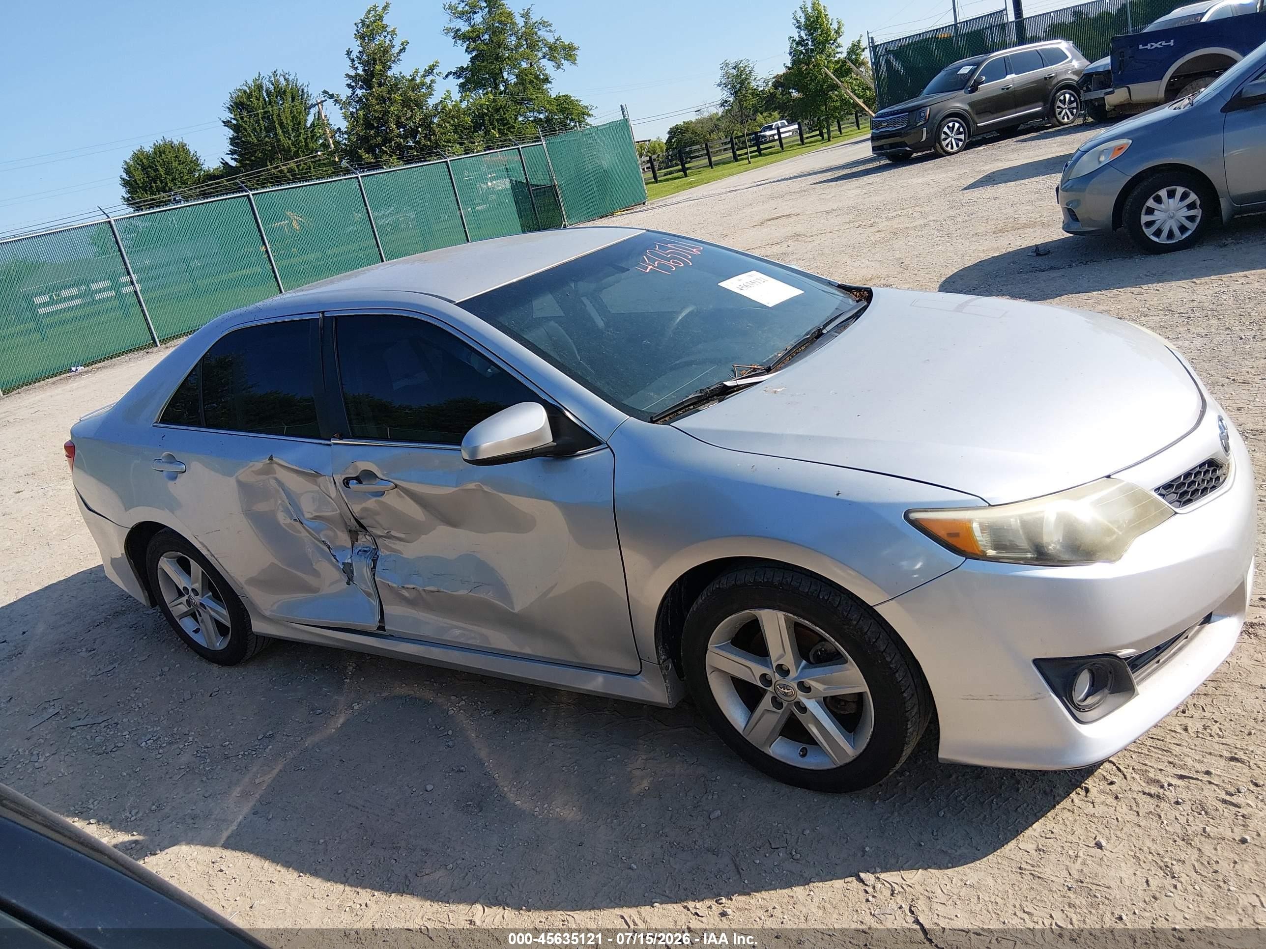 2014 Toyota Camry Se Silver vin: 4T1BF1FK0EU316774