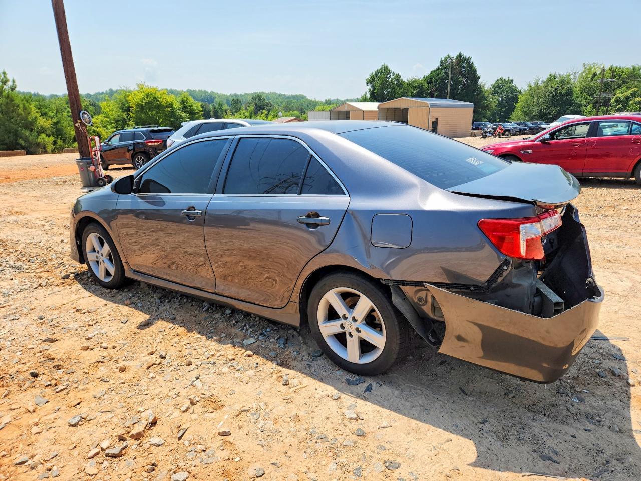 2014 Toyota Camry Se Gray vin: 4T1BF1FK0EU332781
