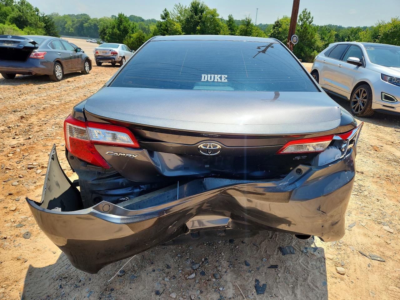 2014 Toyota Camry Se Gray vin: 4T1BF1FK0EU332781