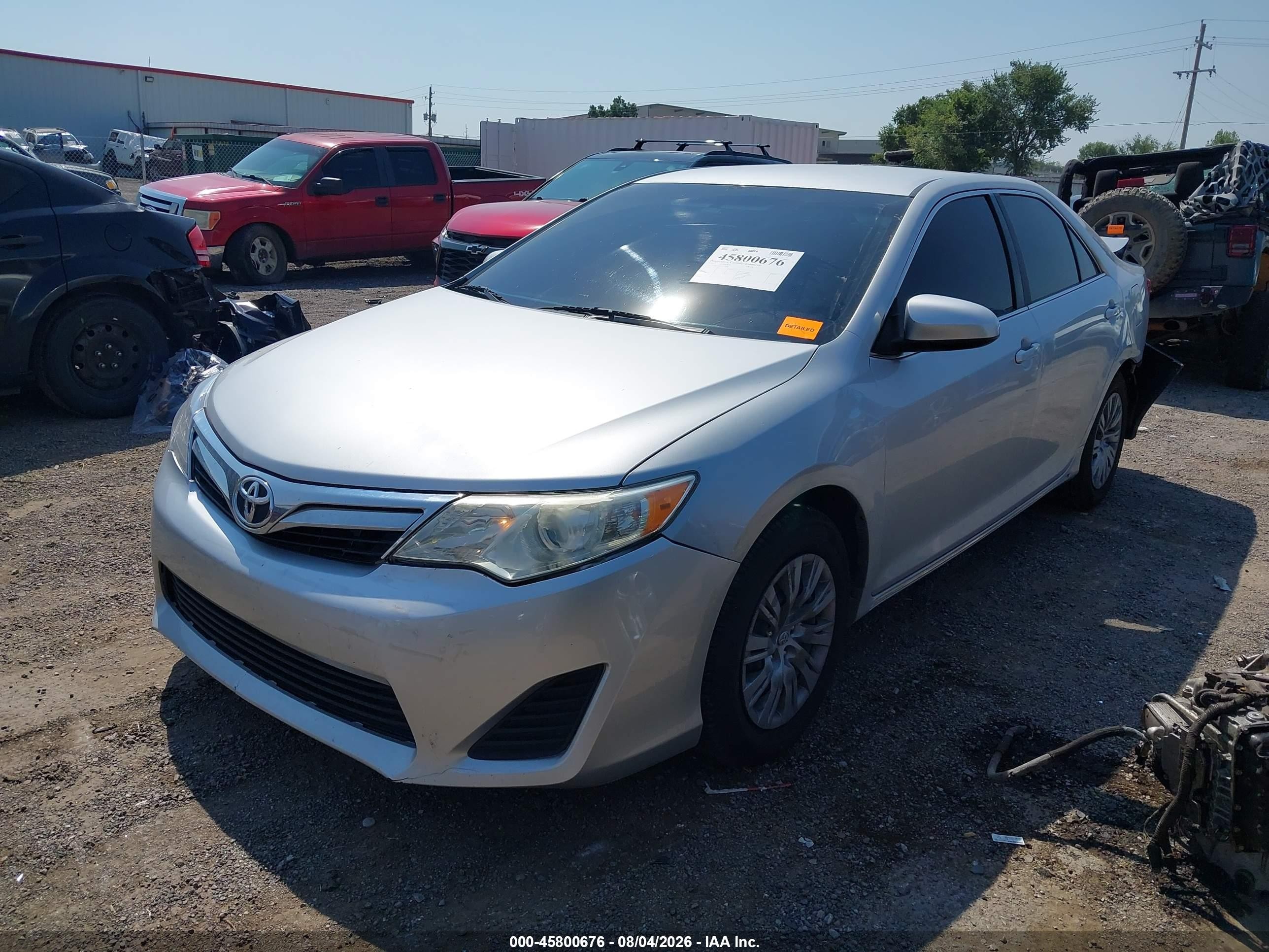 2014 Toyota Camry Le Silver vin: 4T1BF1FK0EU339083