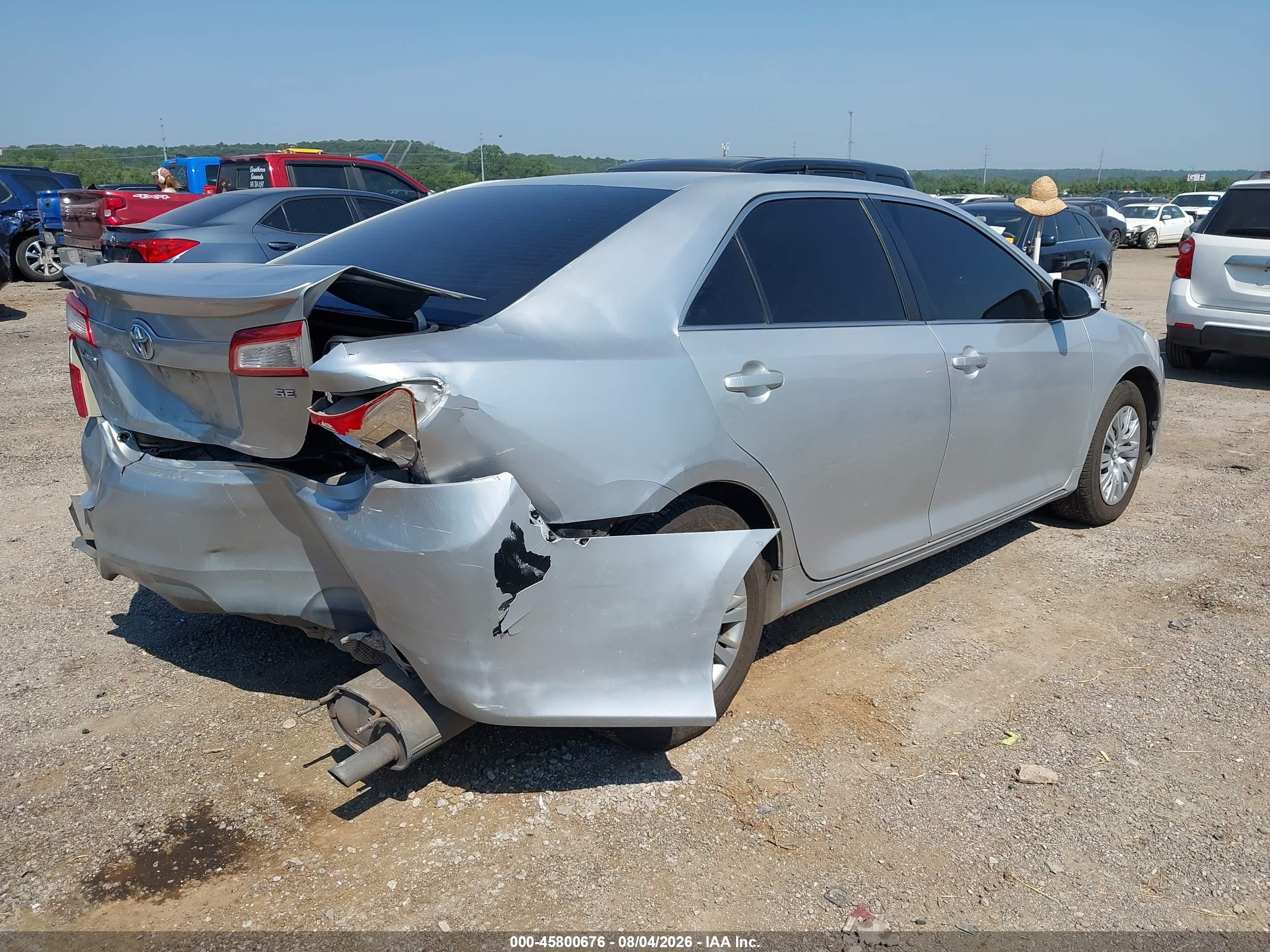 2014 Toyota Camry Le Silver vin: 4T1BF1FK0EU339083