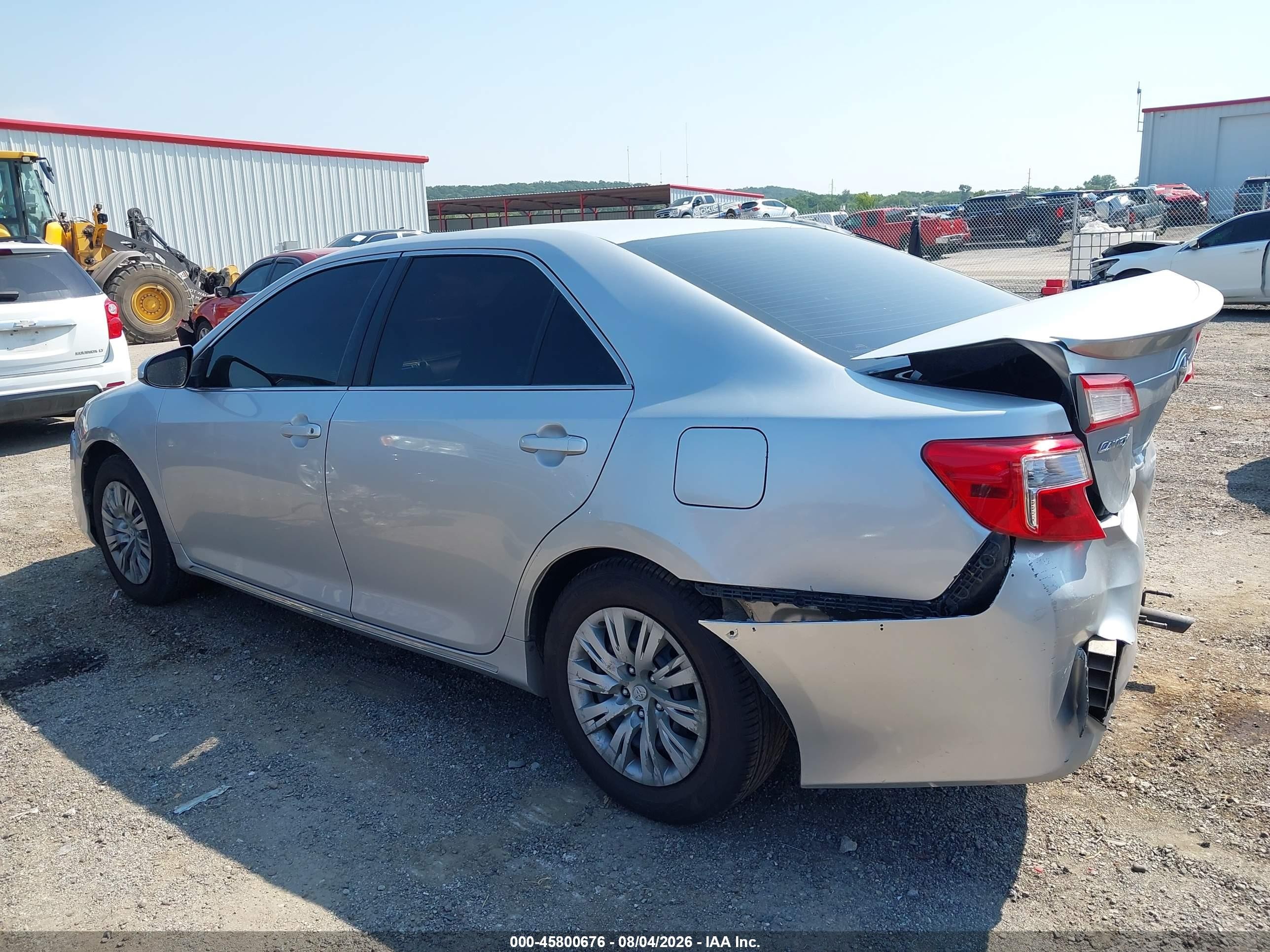 2014 Toyota Camry Le Silver vin: 4T1BF1FK0EU339083