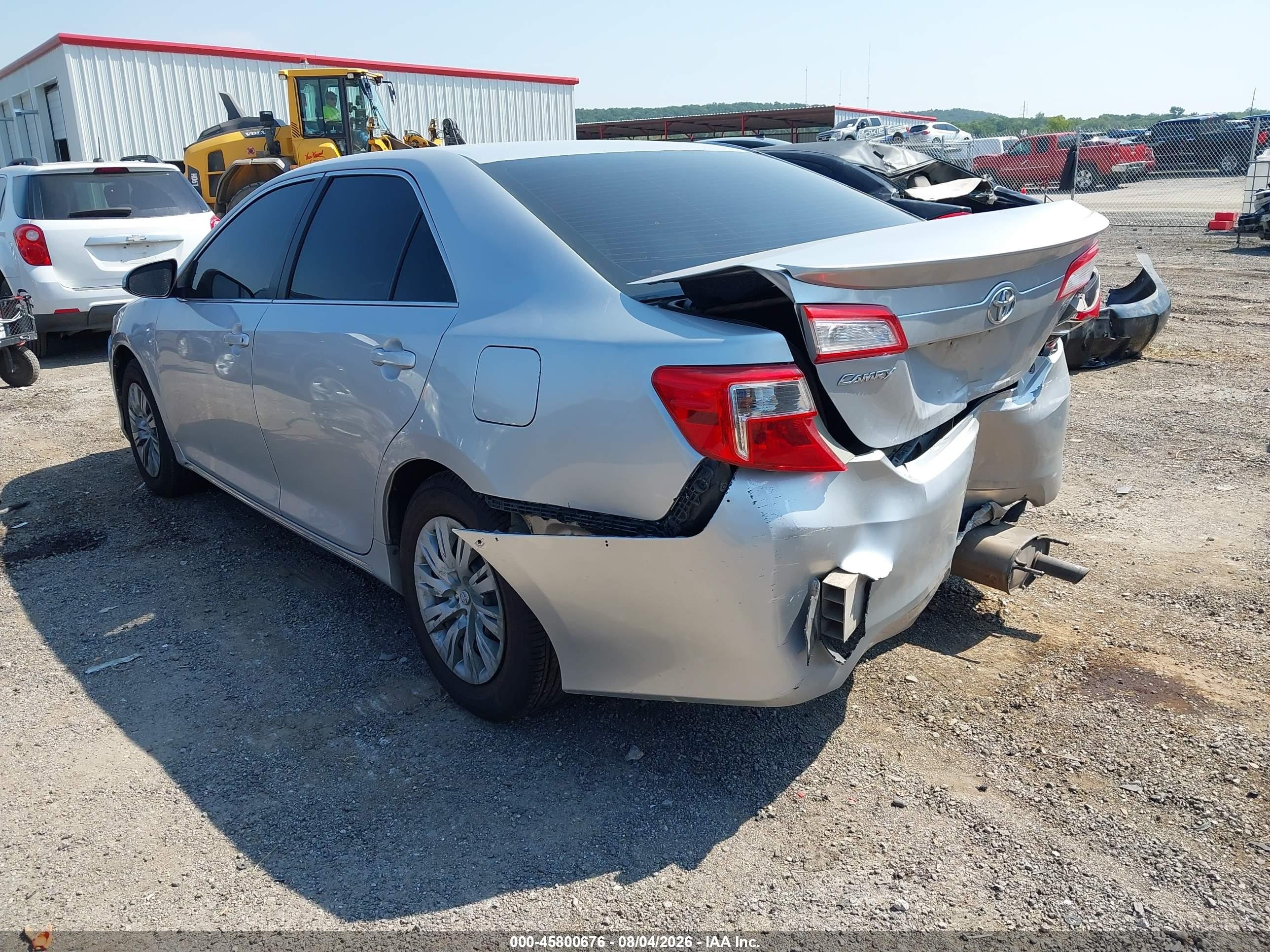 2014 Toyota Camry Le Silver vin: 4T1BF1FK0EU339083