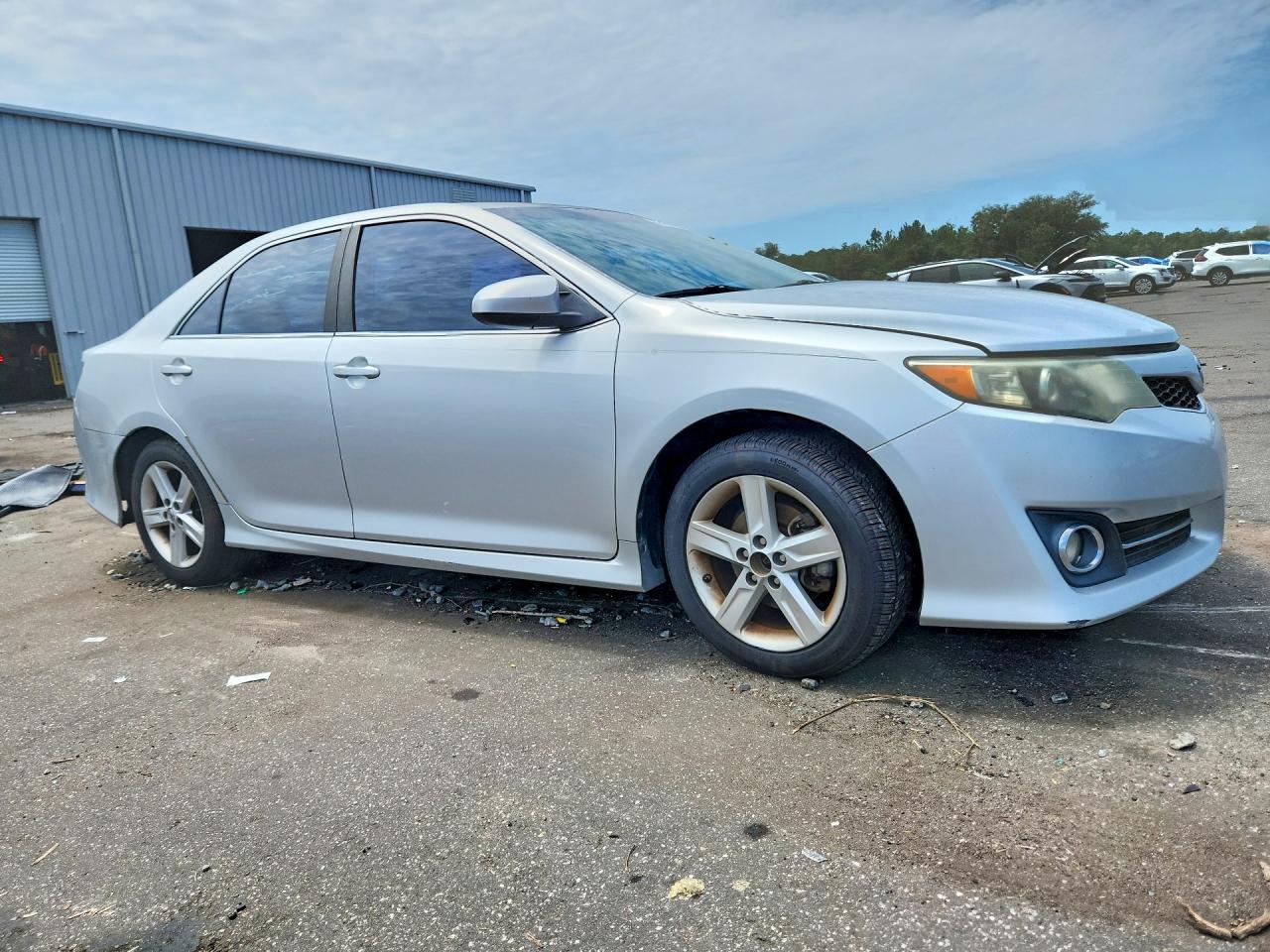 2014 Toyota Camry Se Silver vin: 4T1BF1FK0EU339696