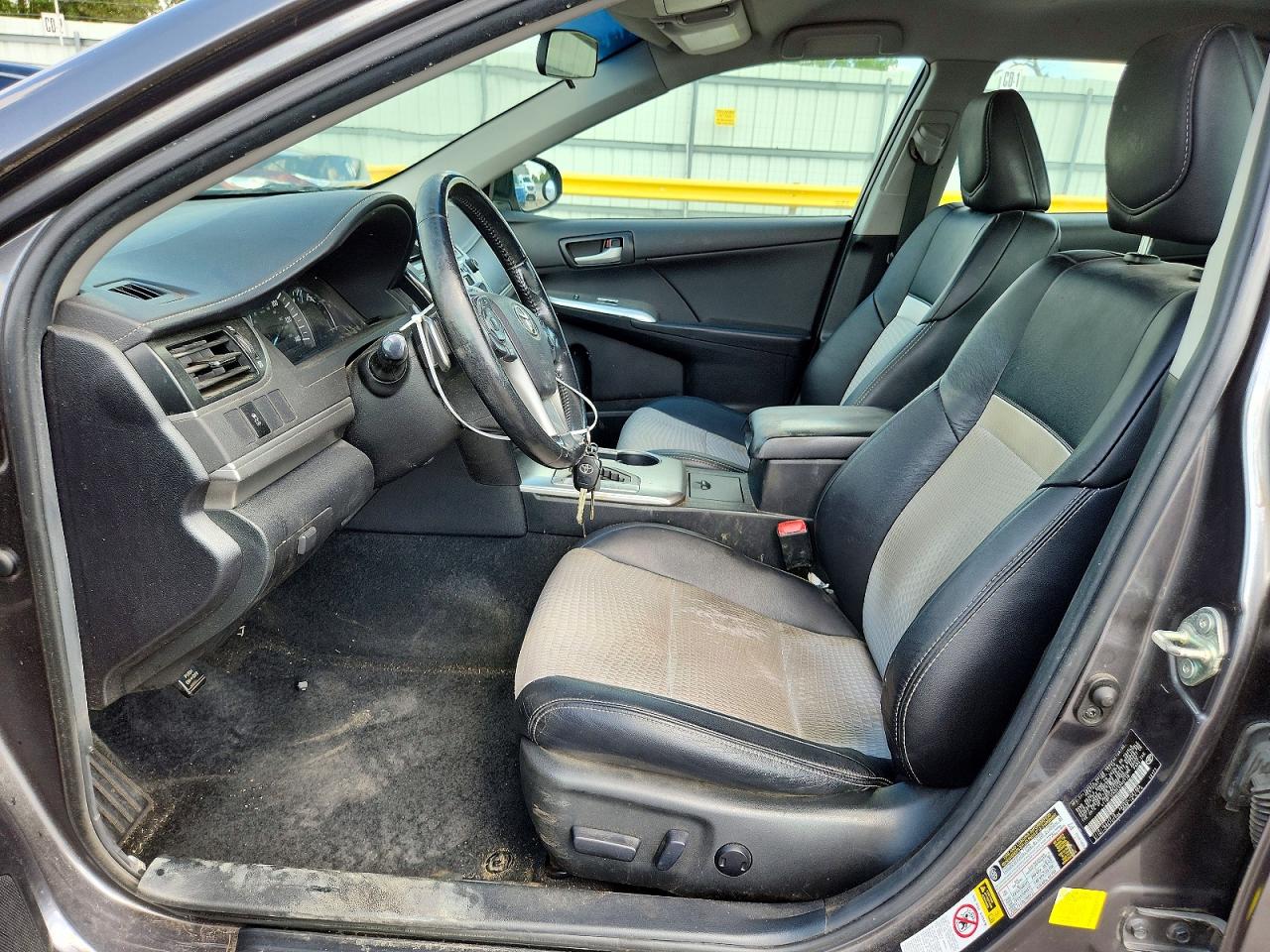 2014 Toyota Camry Se Gray vin: 4T1BF1FK0EU340119