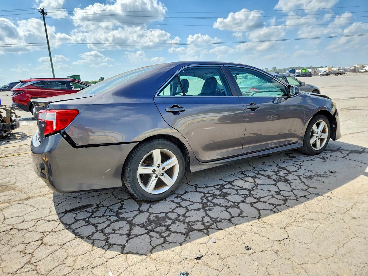 2014 Toyota Camry Se Gray vin: 4T1BF1FK0EU340119