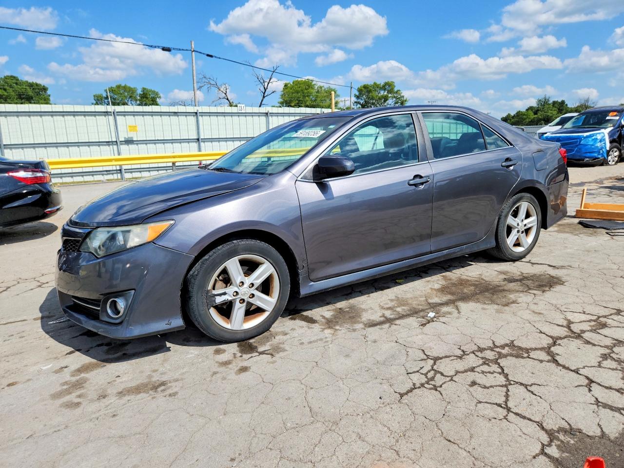 2014 Toyota Camry Se Gray vin: 4T1BF1FK0EU340119