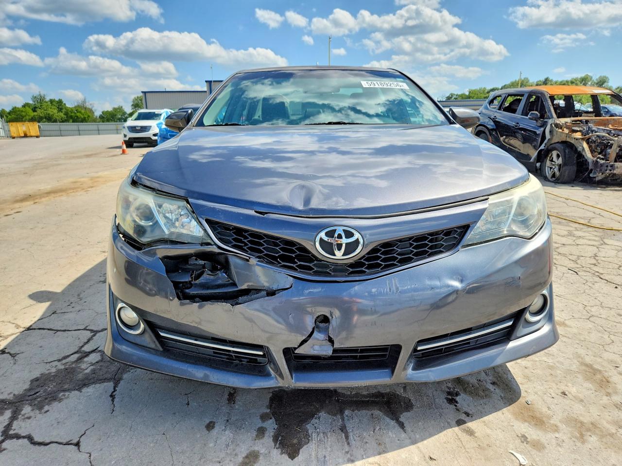 2014 Toyota Camry Se Gray vin: 4T1BF1FK0EU340119