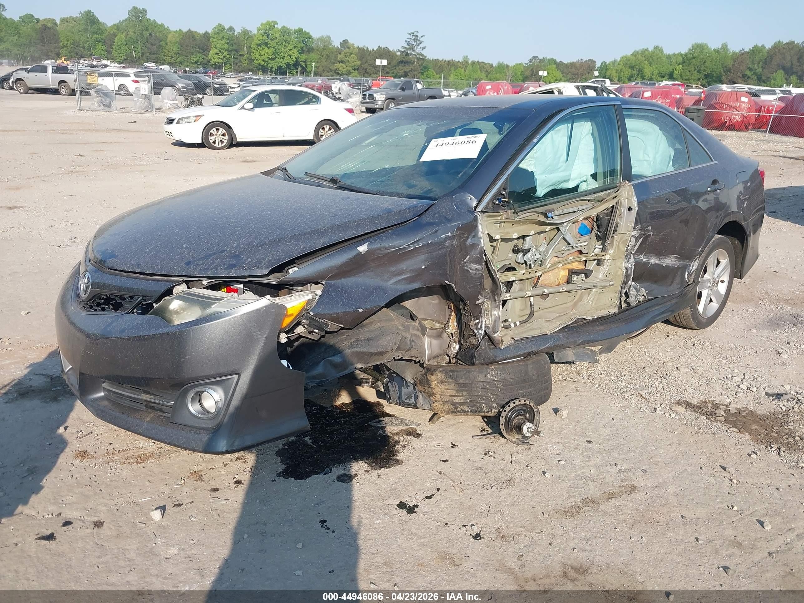 2014 Toyota Camry Se Gray vin: 4T1BF1FK0EU344929