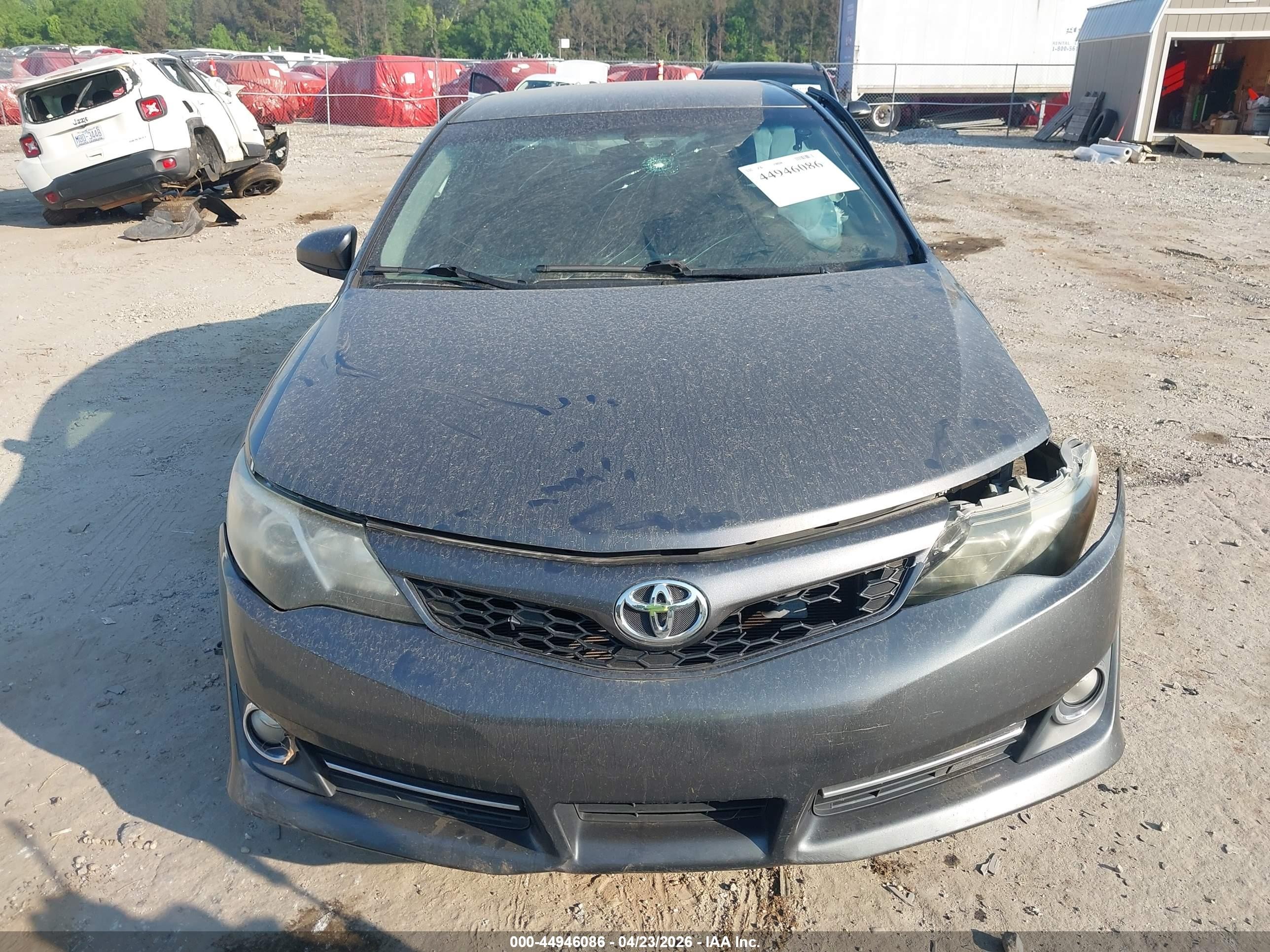 2014 Toyota Camry Se Gray vin: 4T1BF1FK0EU344929
