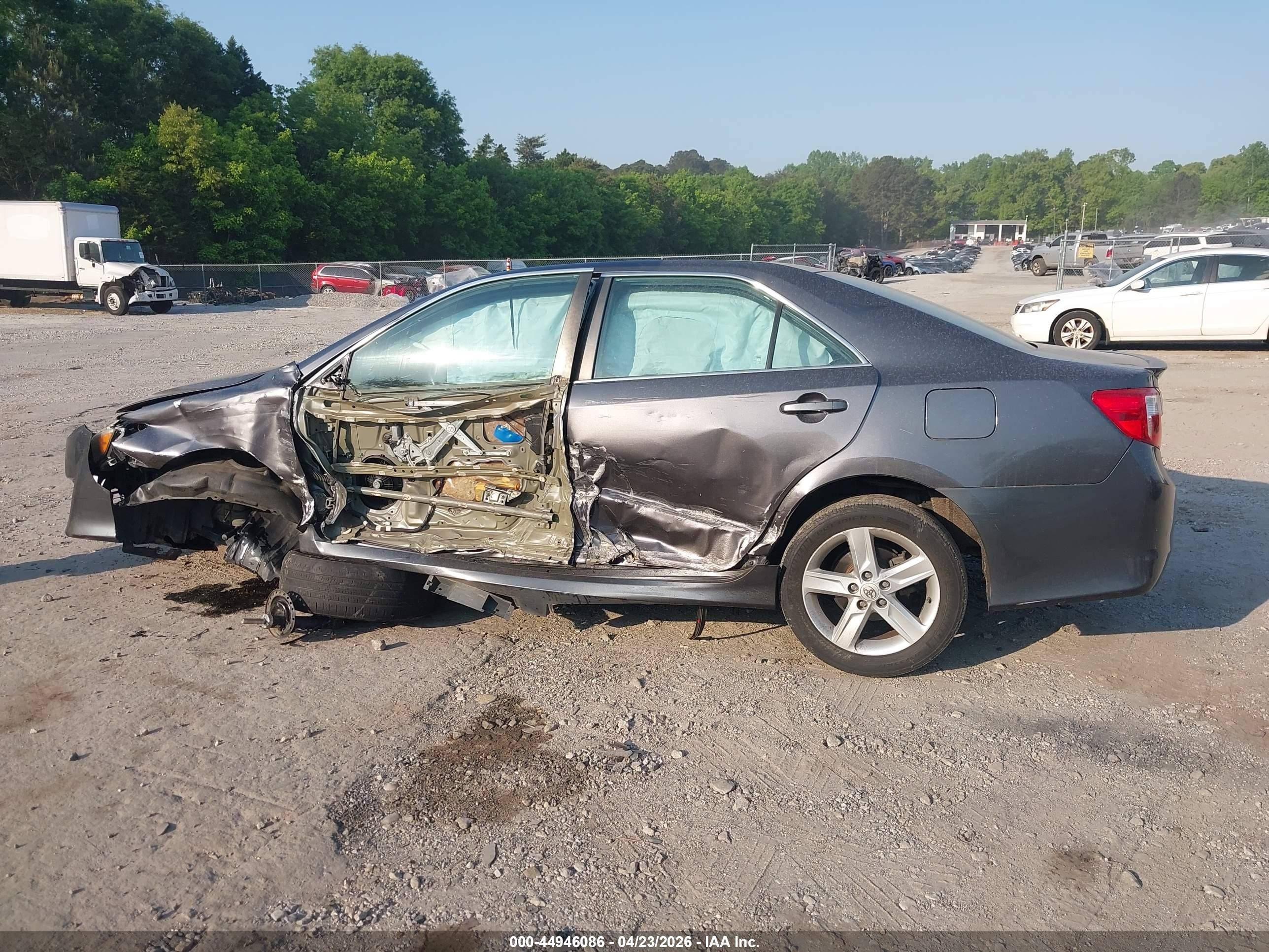 2014 Toyota Camry Se Gray vin: 4T1BF1FK0EU344929