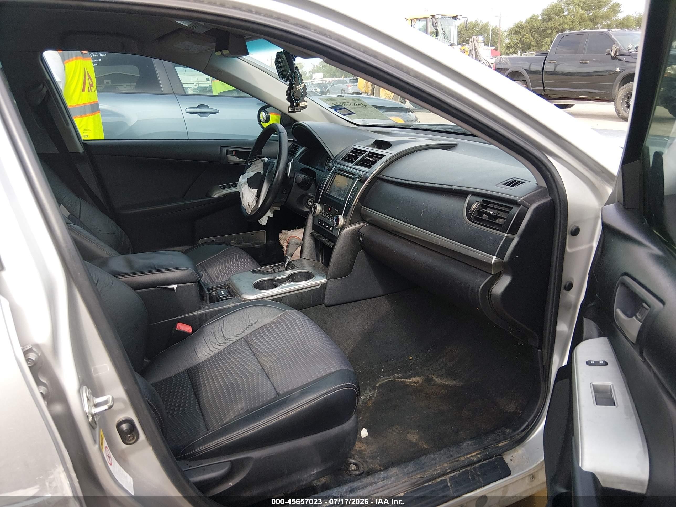 2014 Toyota Camry Se Gray vin: 4T1BF1FK0EU348866