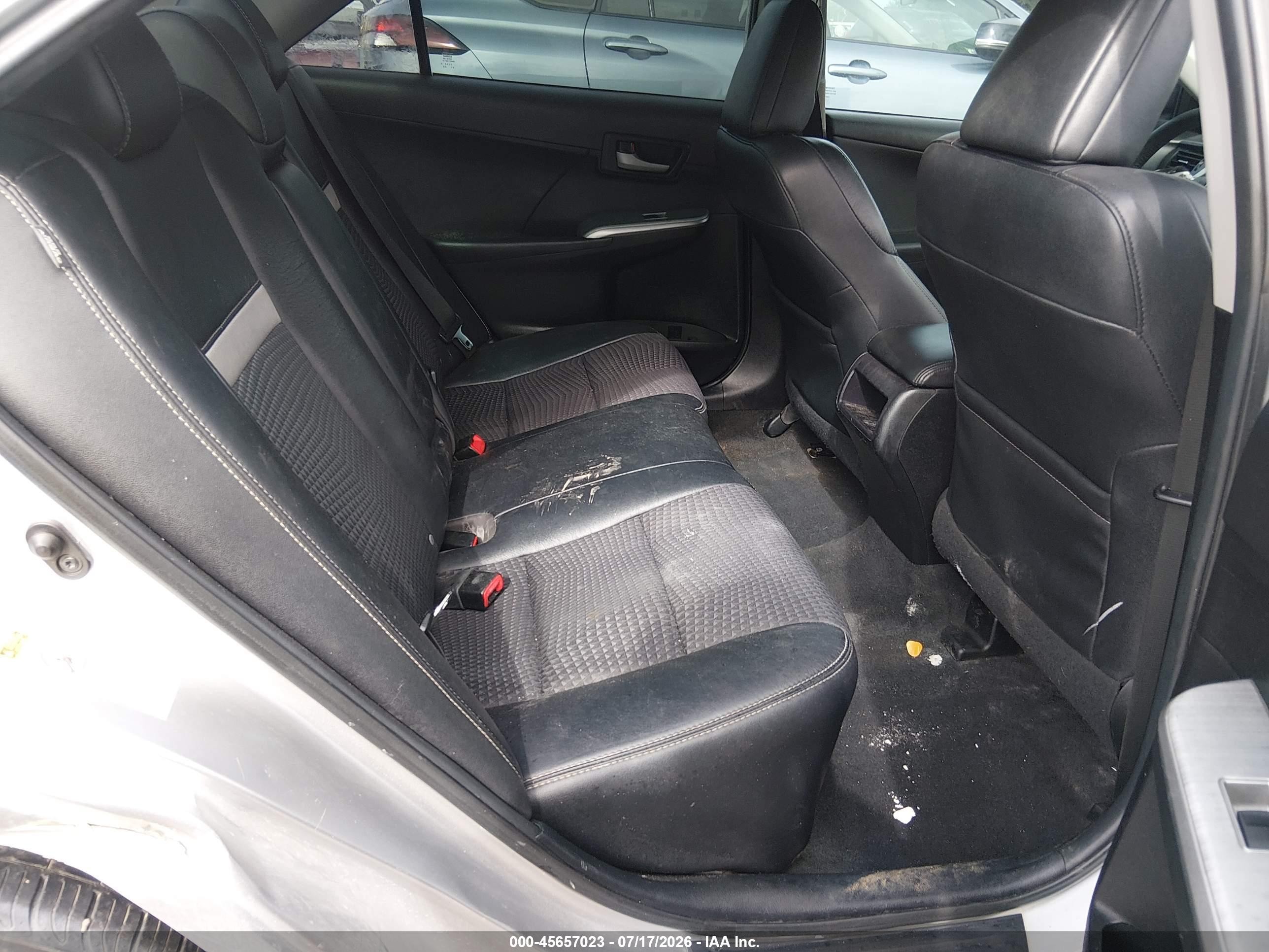 2014 Toyota Camry Se Gray vin: 4T1BF1FK0EU348866