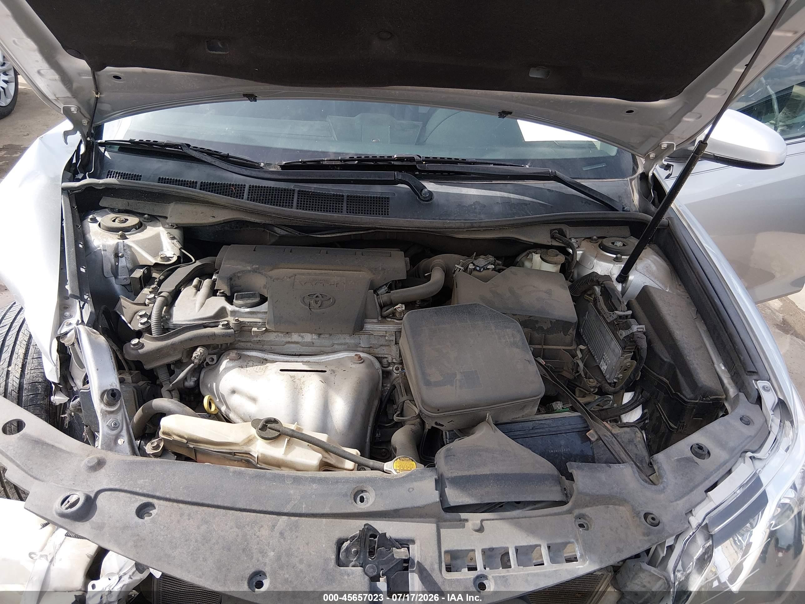 2014 Toyota Camry Se Gray vin: 4T1BF1FK0EU348866