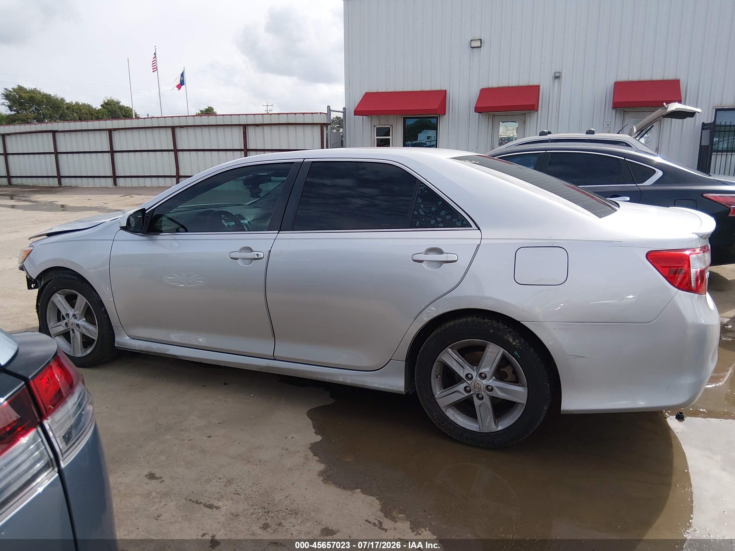 2014 Toyota Camry Se Gray vin: 4T1BF1FK0EU348866