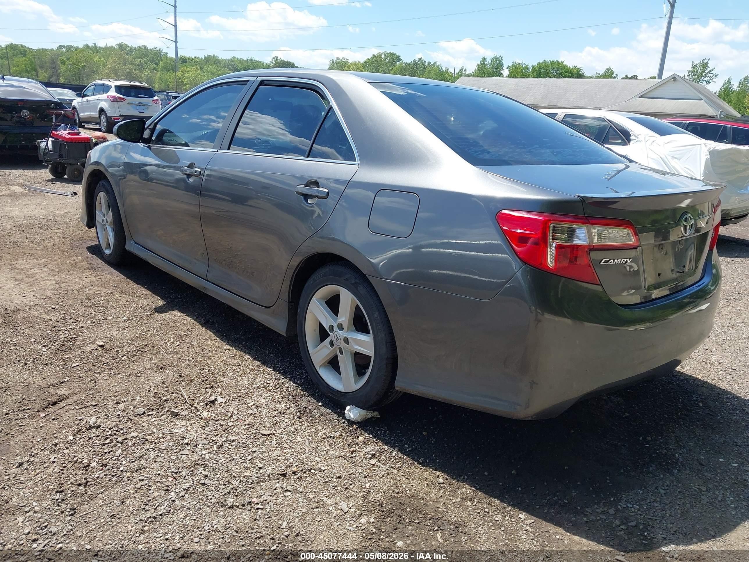 2014 Toyota Camry Se Gray vin: 4T1BF1FK0EU350200