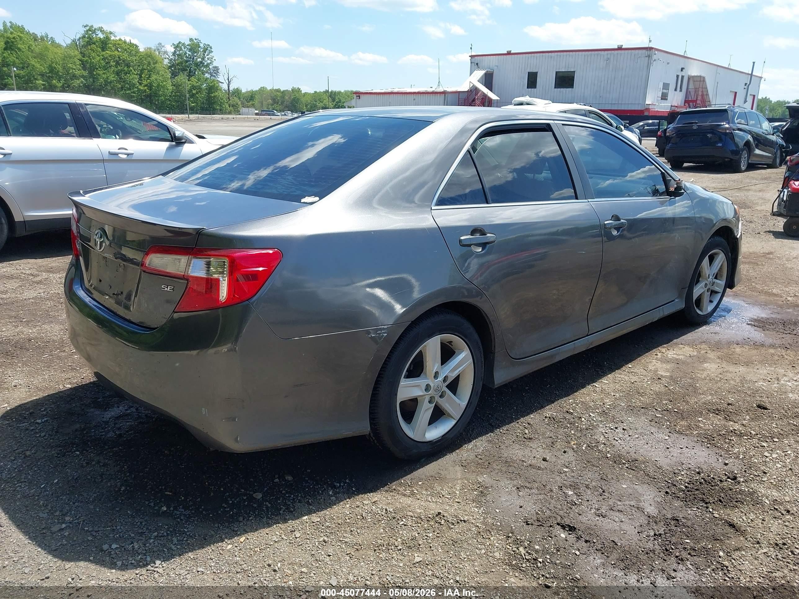 2014 Toyota Camry Se Gray vin: 4T1BF1FK0EU350200