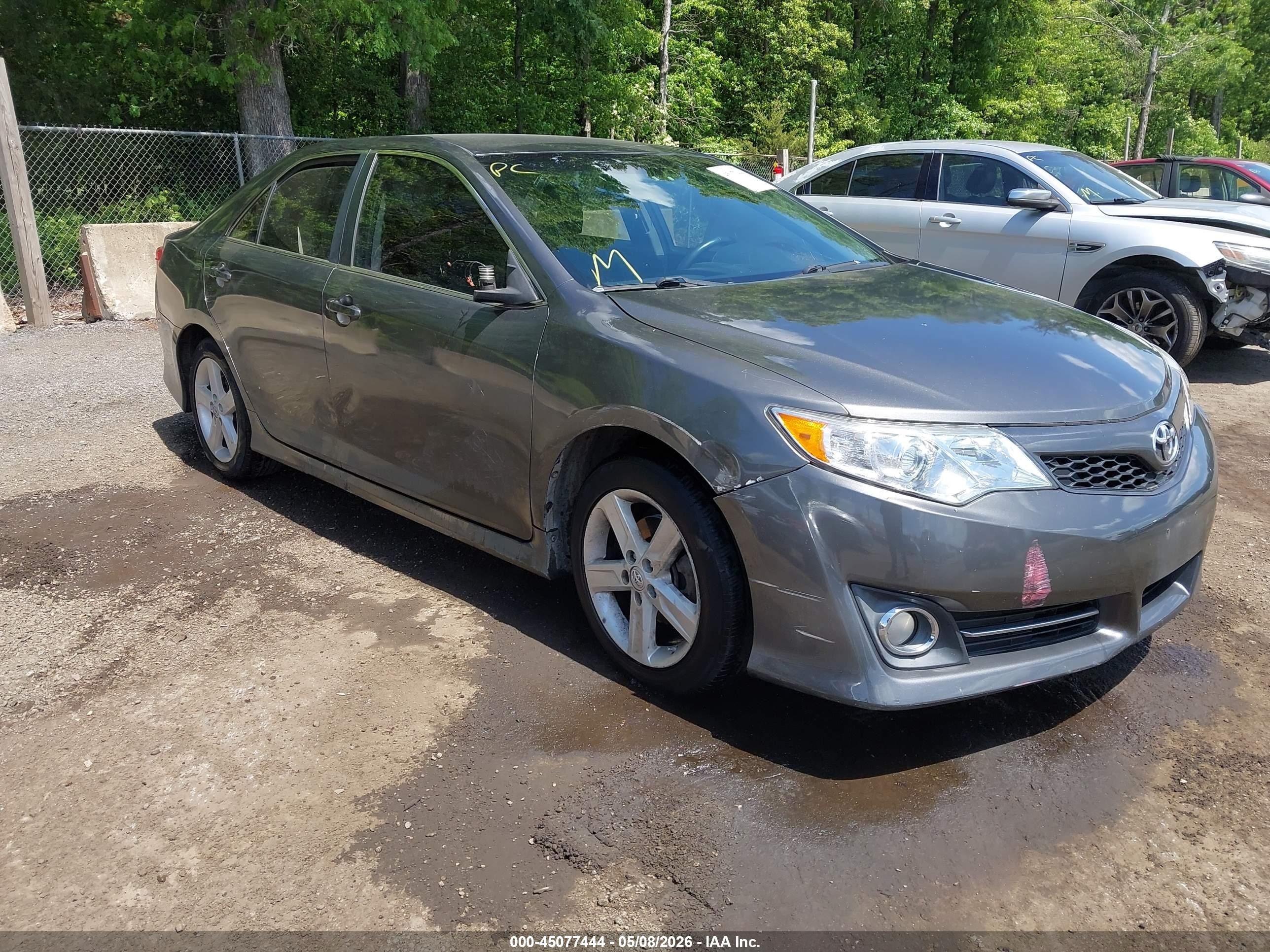 2014 Toyota Camry Se Gray vin: 4T1BF1FK0EU350200