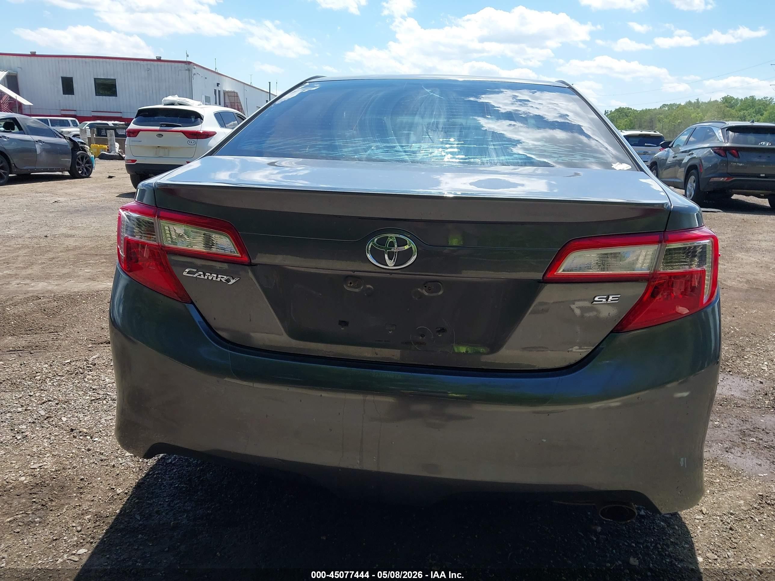 2014 Toyota Camry Se Gray vin: 4T1BF1FK0EU350200