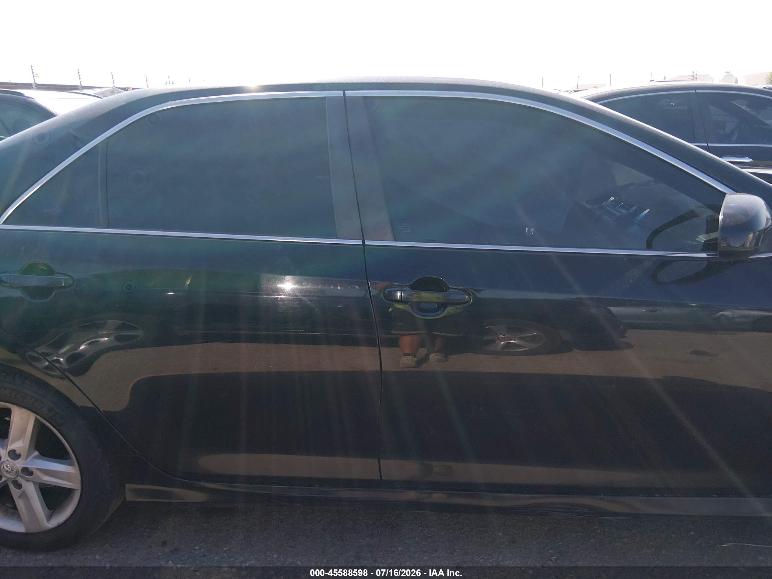 2014 Toyota Camry Se Black vin: 4T1BF1FK0EU352576