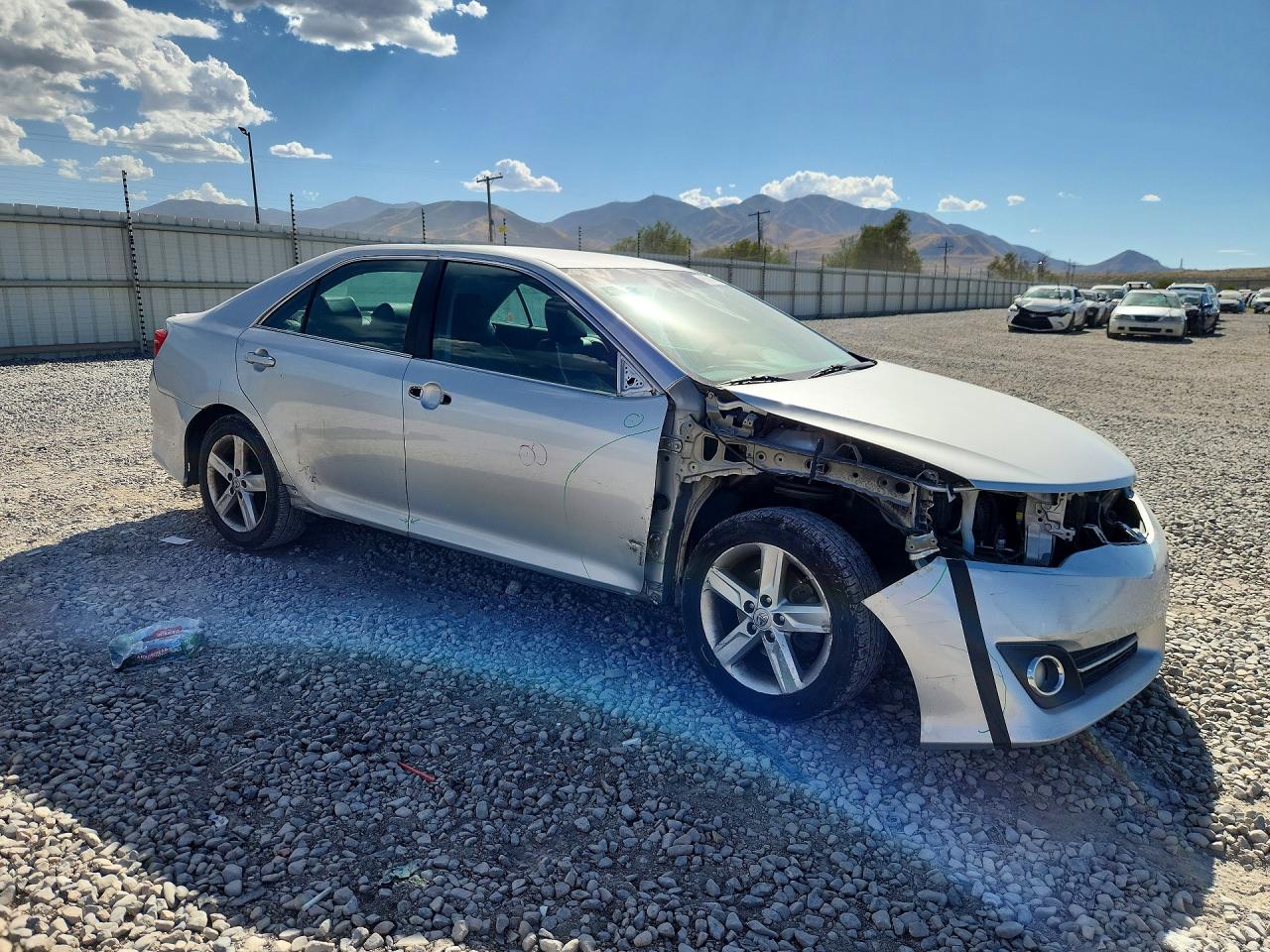 2014 Toyota Camry Se Silver vin: 4T1BF1FK0EU353954